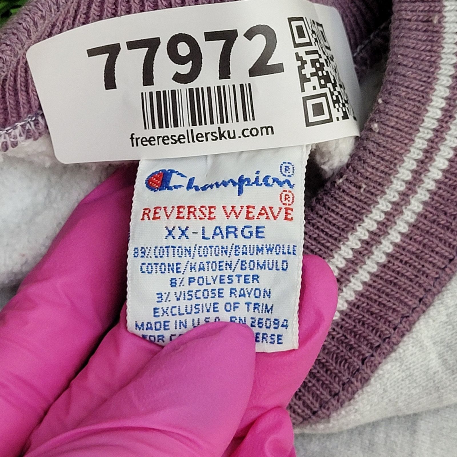 Champion Vintage 90s Champion Sweatshirt Womens XL/2XL 22x28 USA Size XXL / US 16-18 / IT 52-54 - 8 Thumbnail