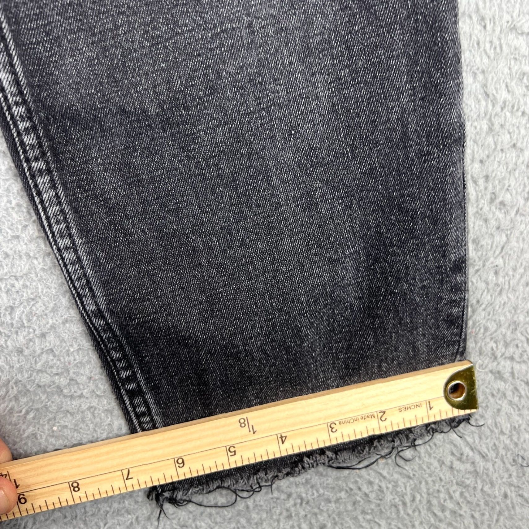 Abercrombie & Fitch VINTAGE Abercrombie & Fitch Skinny Jeans Women Size 14 Black High-Rise Denim Stretch Size 36" / US 14 / IT 50 - 2 Thumbnail
