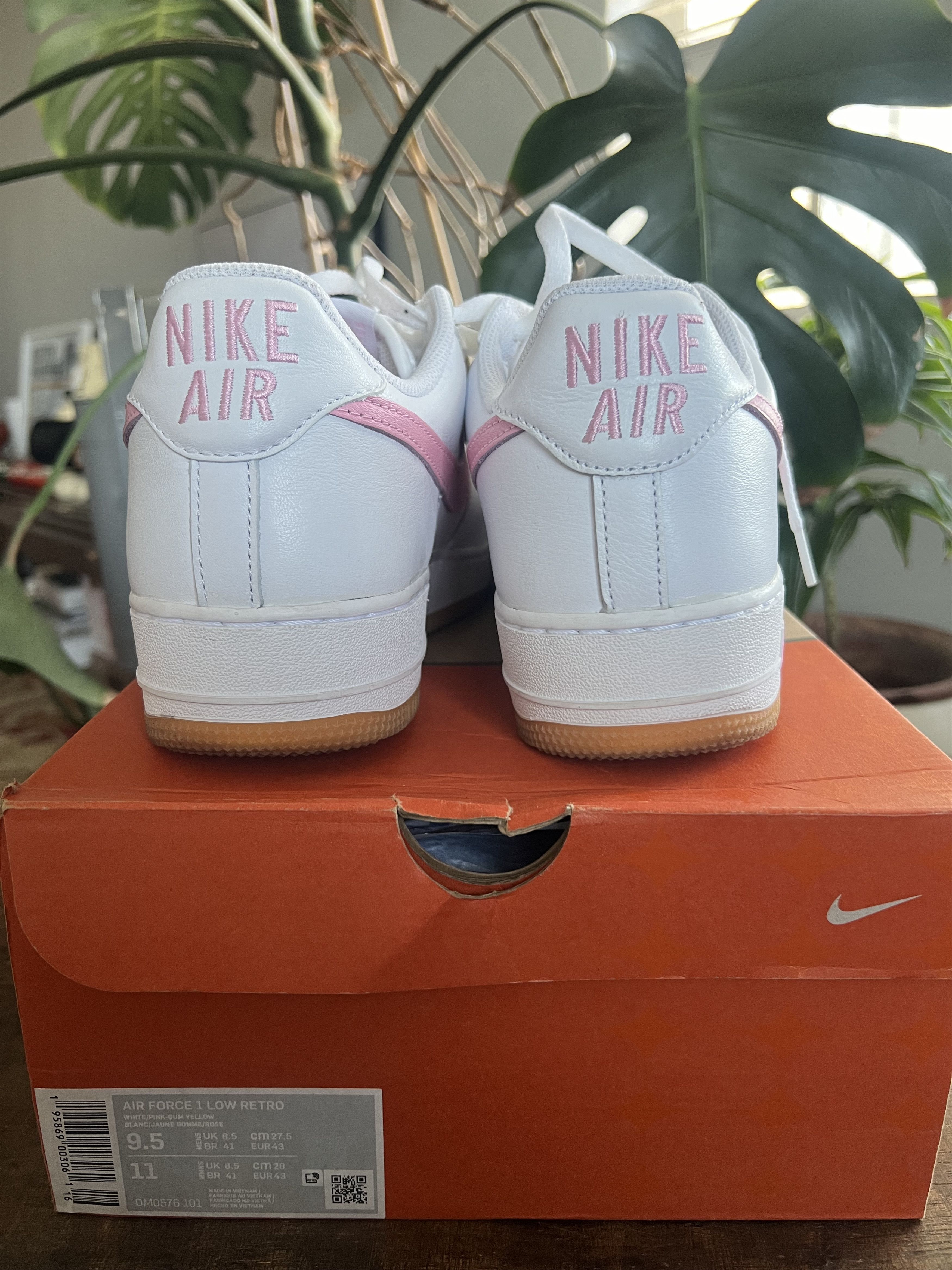 Nike Air Force 1 Low 'Color of the Month - White Pink' Size US 9.5 / EU 42-43 - 4 Thumbnail