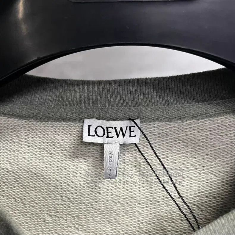 Loewe Loewe Green Brand Logo Color-blocked Hoodless Sweatshirt Size M / US 6-8 / IT 42-44 - 3 Thumbnail