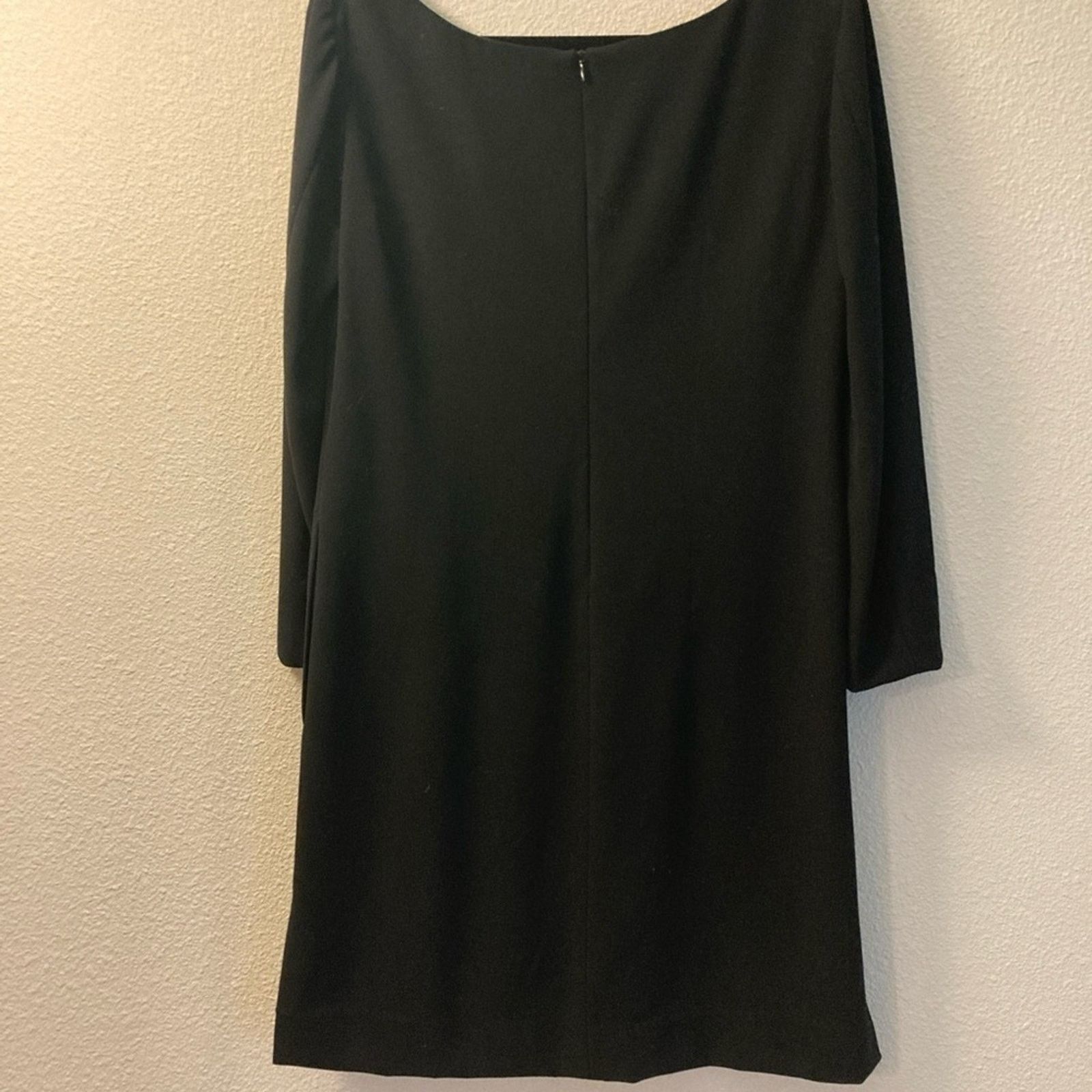 Moschino Moschino couture black long sleeve pocket dress Size L / US 10 / IT 46 - 4 Thumbnail