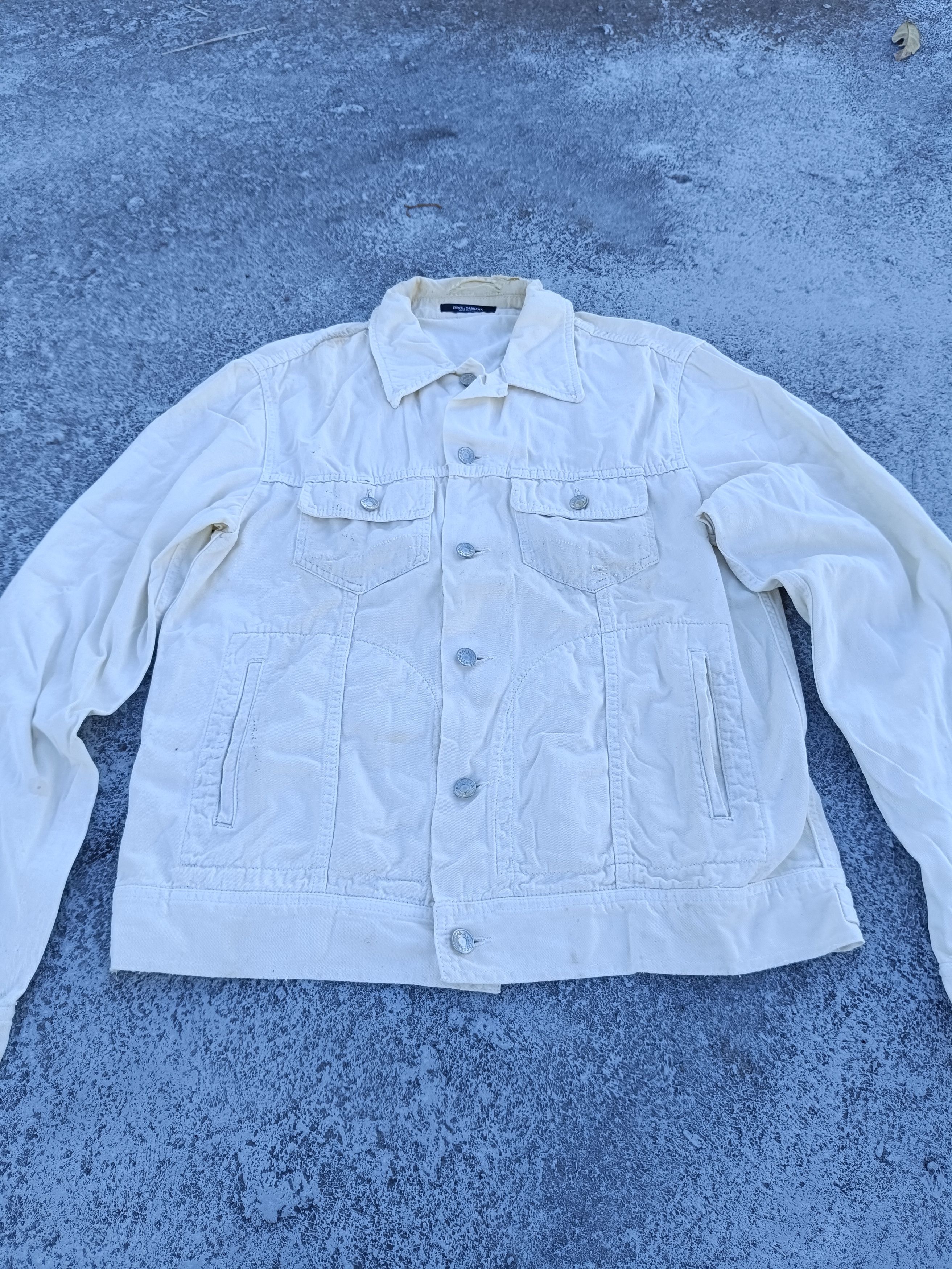 Dolce & Gabbana DOLCE & GABBANA distressed denim jacket Size US M / EU 48-50 / 2 - 3 Thumbnail
