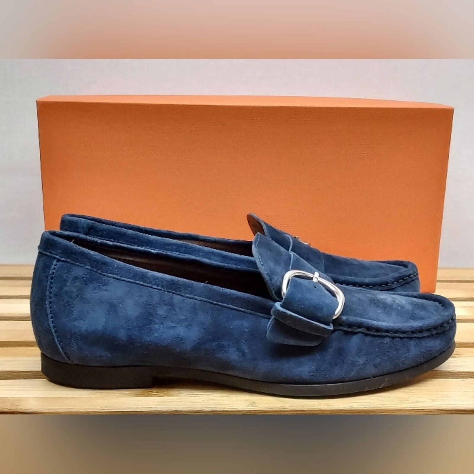 AGL AGL Womens Sapphire Suede Flat Shoes Size6.5 Size US 6.5 / IT 36.5 - 6 Thumbnail