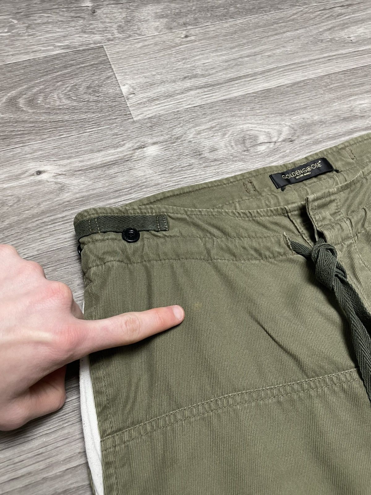 Golden Goose Archive Golden Goose Military Cargo Pants Adjustable Hem Size US 34 / EU 50 - 10 Thumbnail