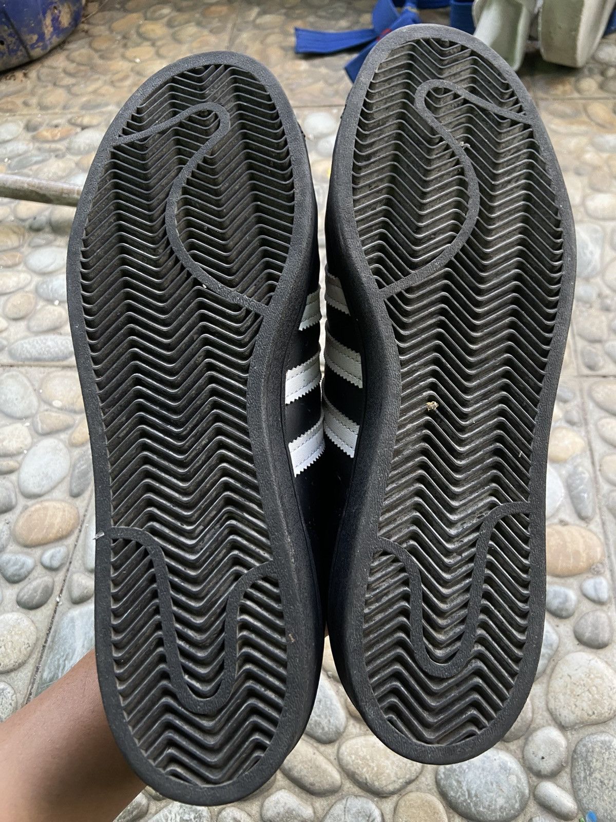 Adidas Adidas Superstar Sneakers Gold Black And White Size US 11.5 / EU 44-45 - 5 Thumbnail