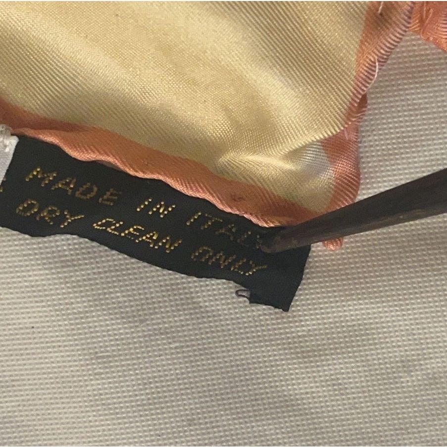Other Vintage Bonwit Teller Made Italy scarf Hand Roll Size ONE SIZE - 6 Thumbnail