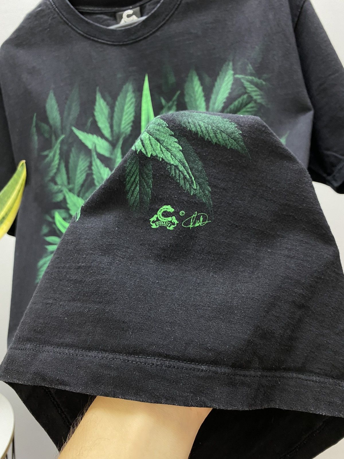 Band Tees × Vintage Caballo Vintage Rare Cannabis Weed Graphic T- Shirt Size XL Size US XL / EU 56 / 4 - 8 Thumbnail