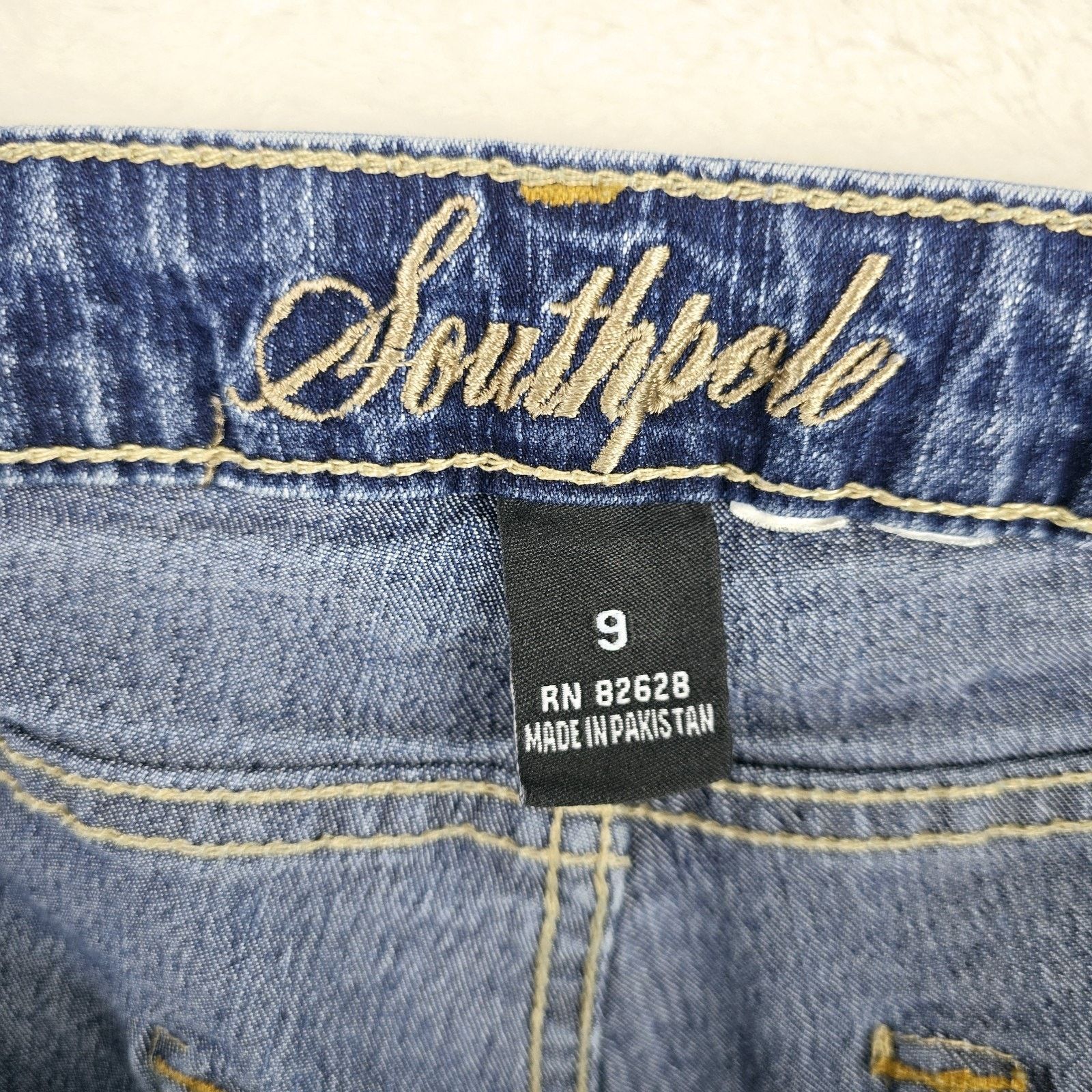 Southpole Vintage Southpole Capri Jeans Womens Sz 9 32x22 Juniors Y2K Size 32" / US 10 / IT 46 - 7 Thumbnail