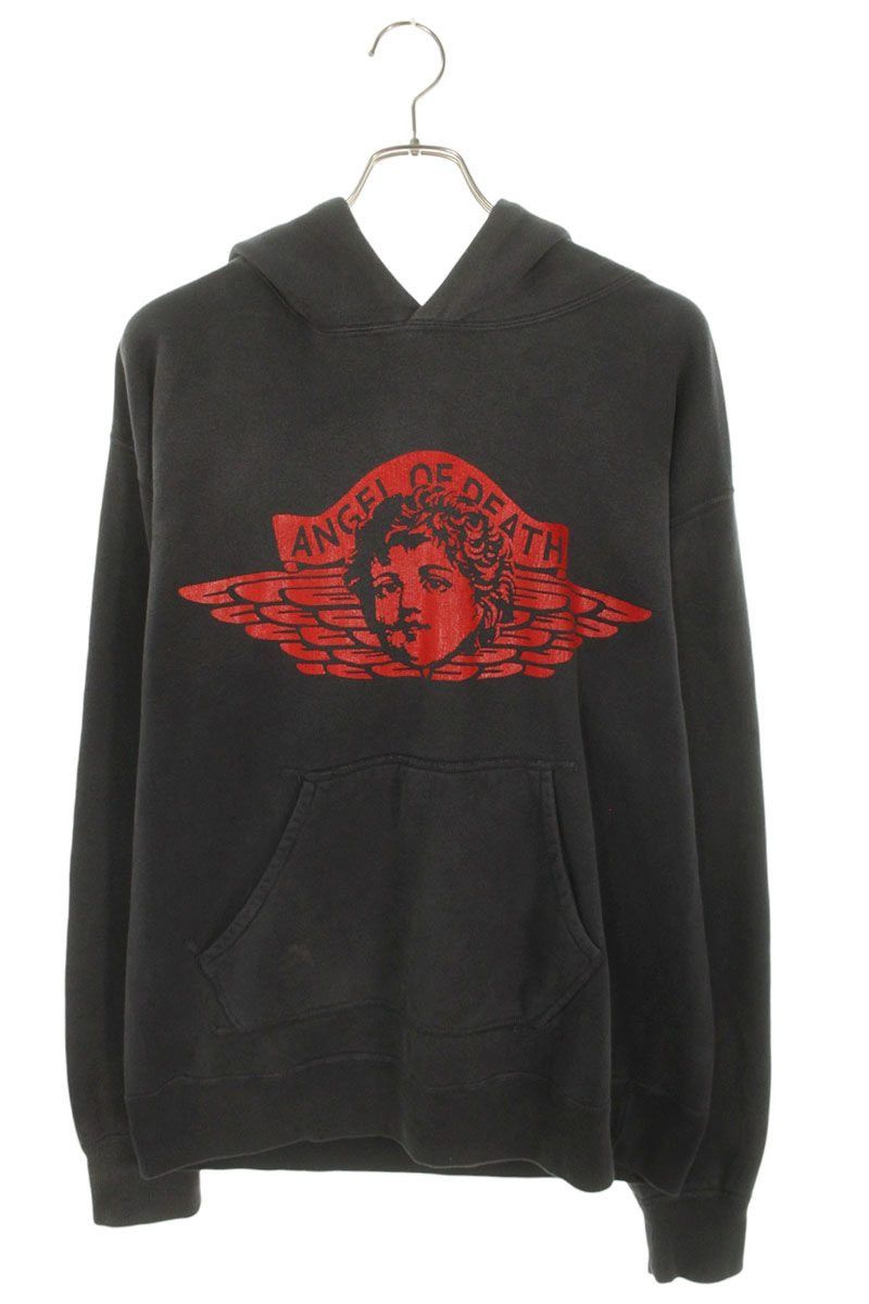 Saint Michael SAINT MICHAEL 24SS Distressed Angel Print Hoodie Size L Size US L / EU 52-54 / 3 - 1 Thumbnail