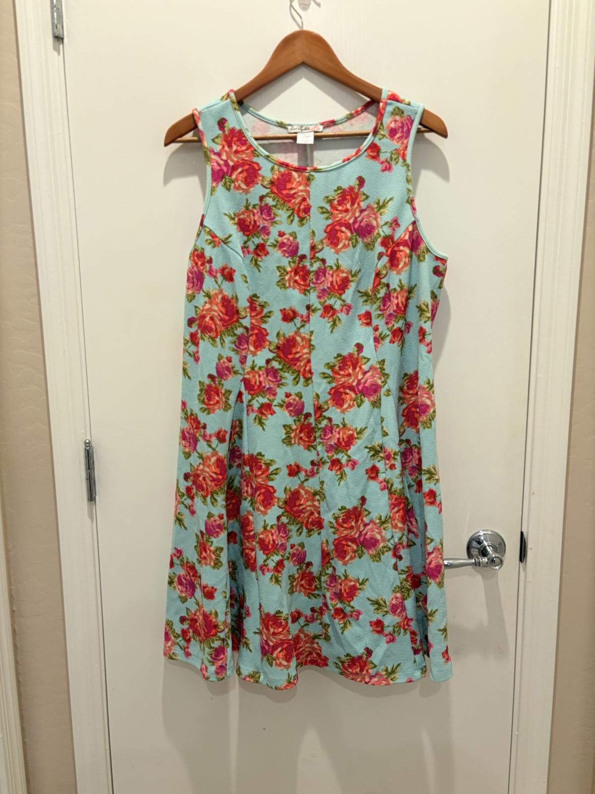 Other Love Squared Floral Sleeveless Dress - 2X Size XXL / US 16-18 / IT 52-54 - 1 Thumbnail