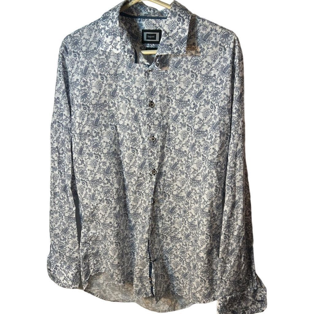 Bugatti Bugatti men’s floral button down to red shirt size XL Size US XL / EU 56 / 4 - 1 Thumbnail