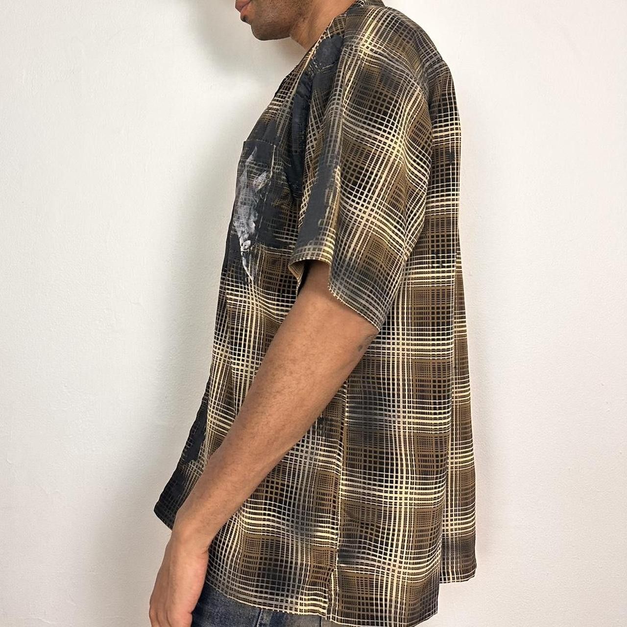 Vintage ASTROBOI* 'Dries' Plaid Short Sleeve Button Up Shirt - XL Size US XL / EU 56 / 4 - 3 Thumbnail