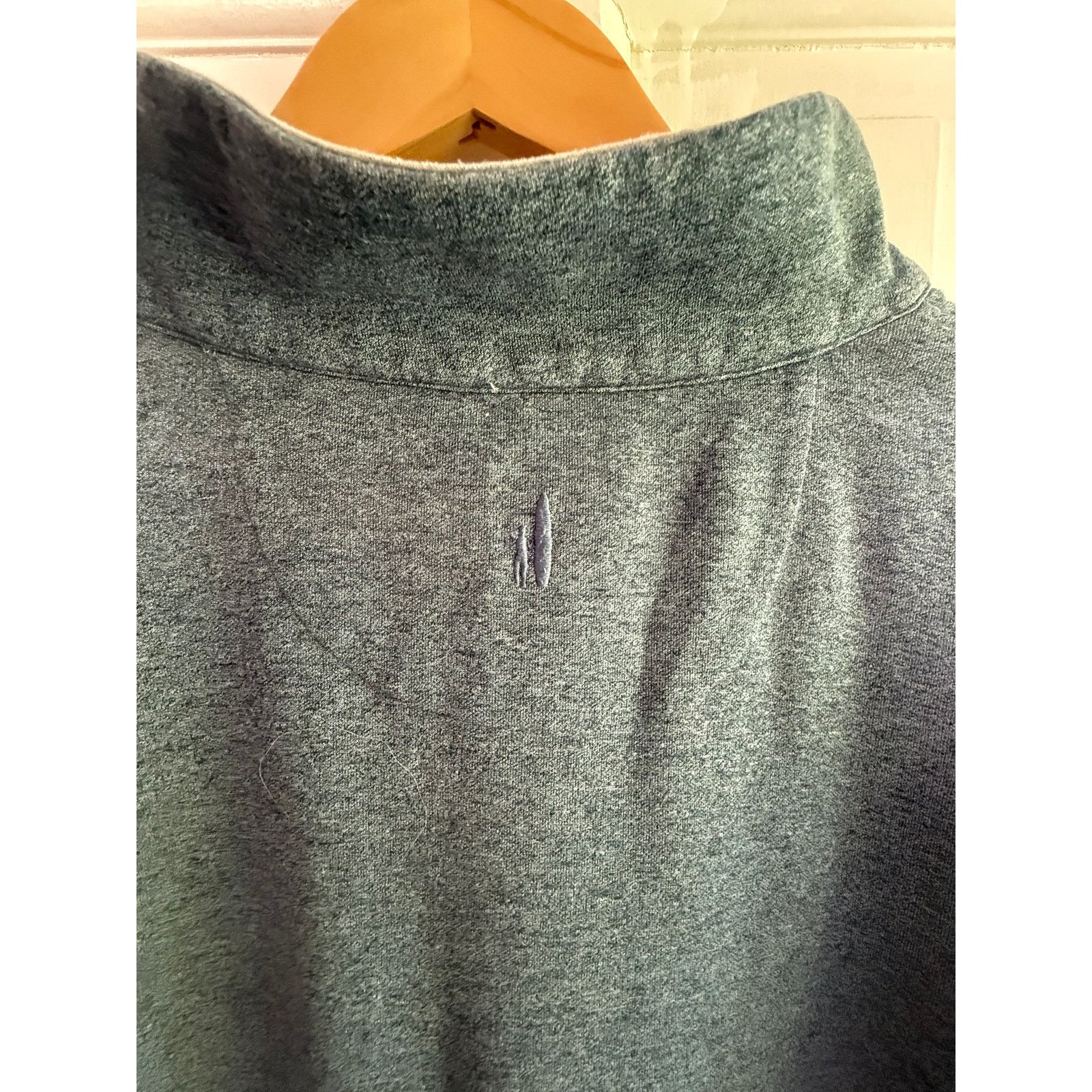 johnnie-O Johnnie-O Men's 2XL Gray 1/4 Zip Pullover Sweater Heathered Size US XXL / EU 58 / 5 - 3 Thumbnail