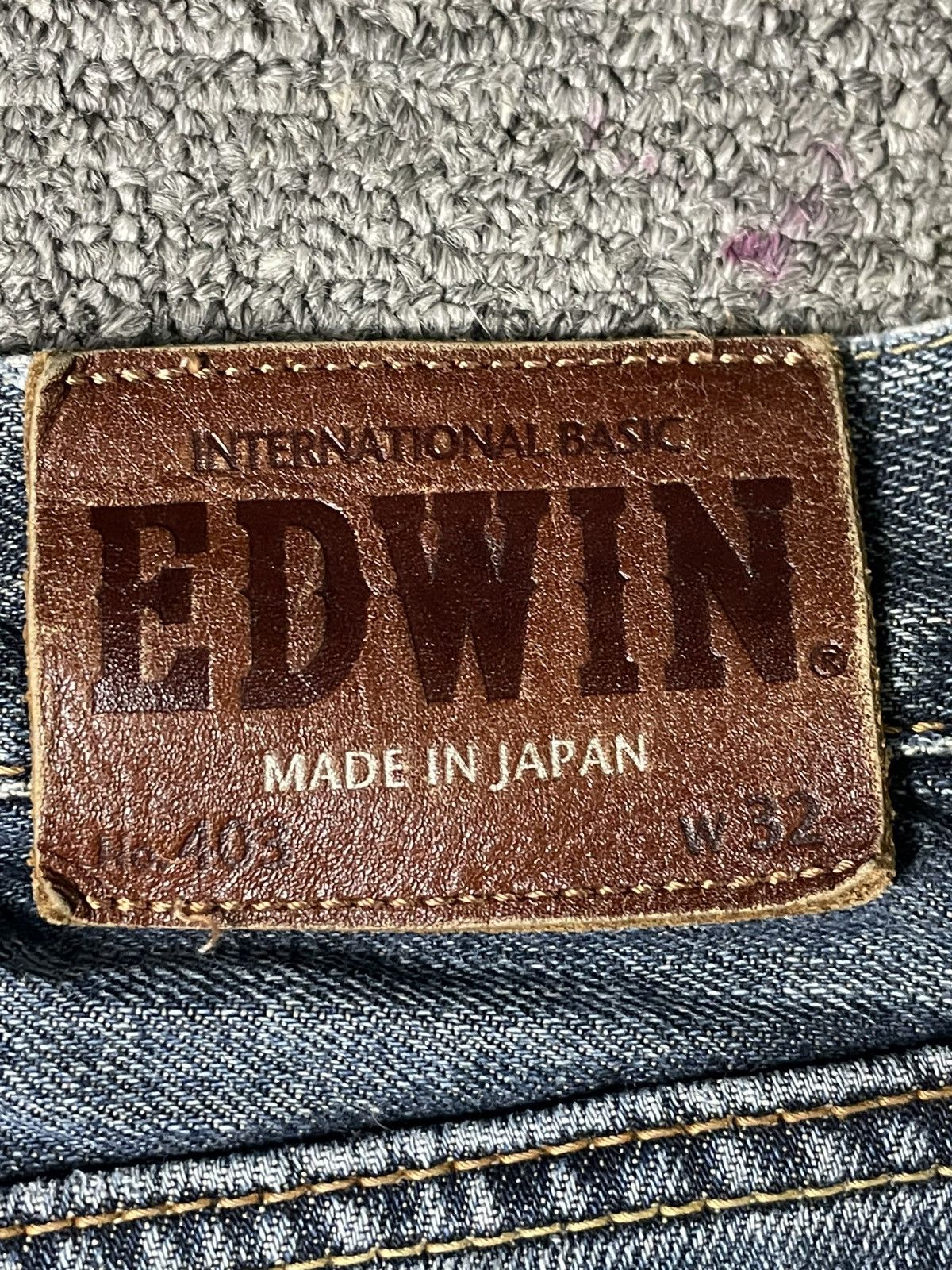 Edwin × Vintage Vintage EDWIN Men’s Straight Cut Jeans (91) Size US 31 - 14 Thumbnail