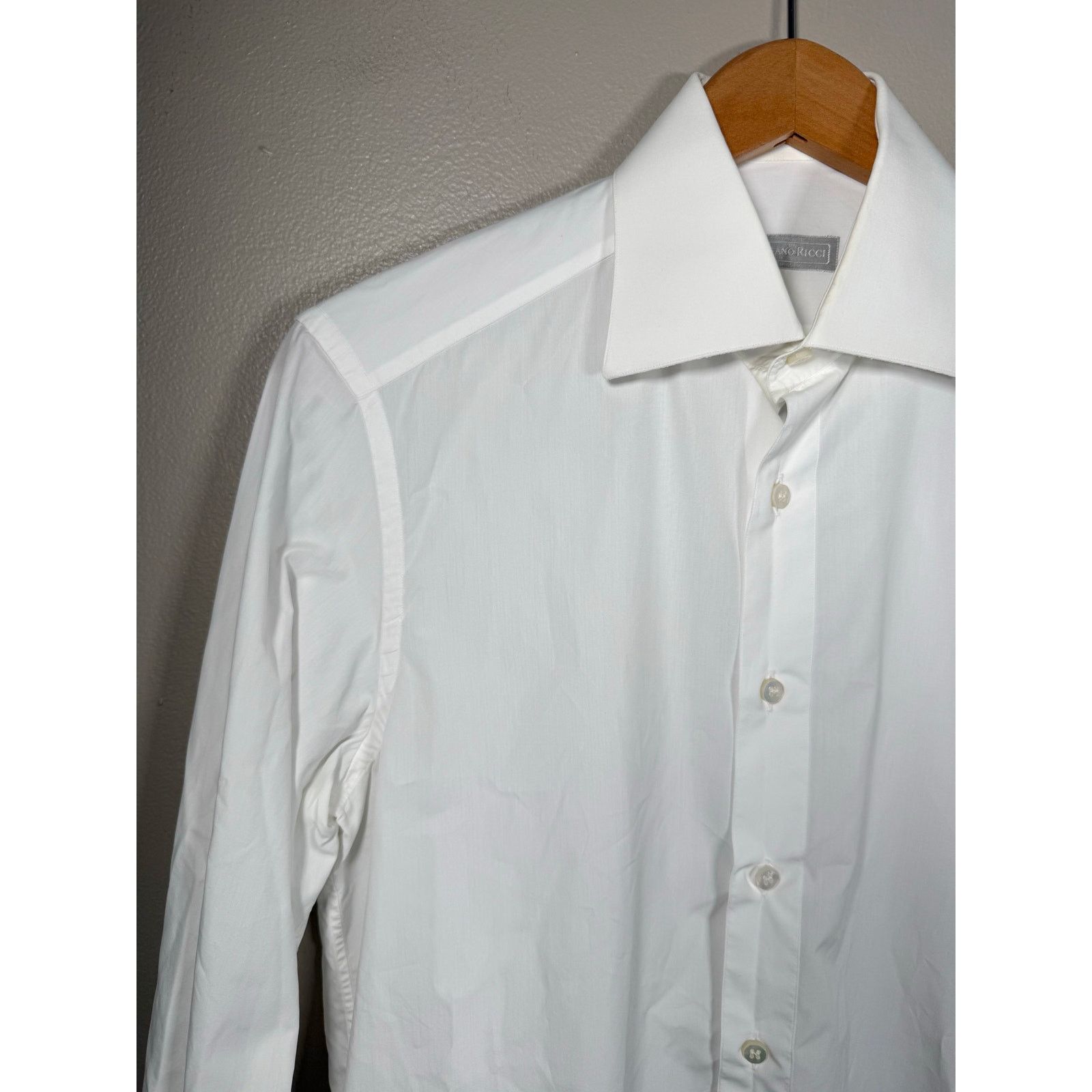 Stefano Ricci Stefano Ricci Classic White Dress Shirt size 37/14.5 Size US S / EU 44-46 / 1 - 3 Thumbnail