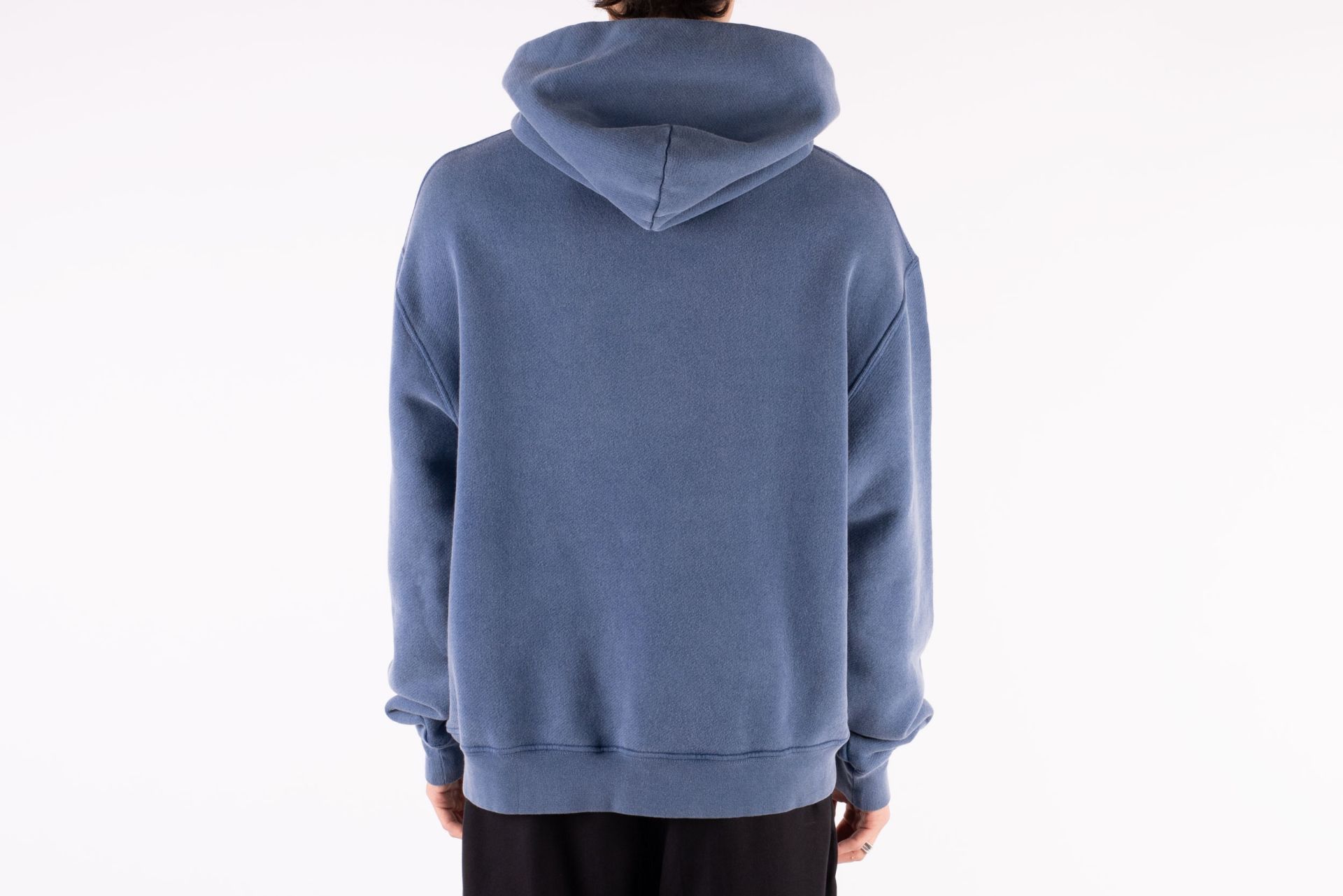 Askyurself Navy Vintage Banned Ripped Pocket Oversized Hoodie Size US XL / EU 56 / 4 - 4 Thumbnail