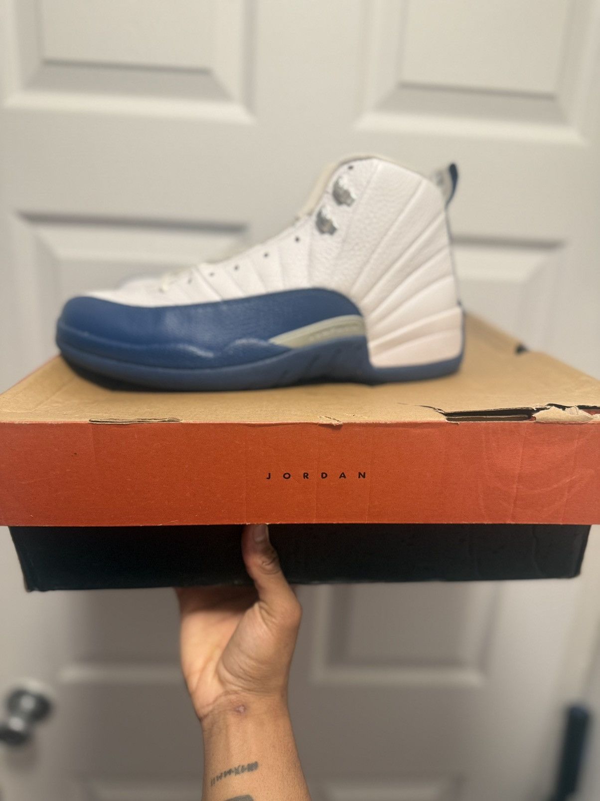 Jordan Brand French blue 12s size 12 (2016 Pair) Size US 12 / EU 45 - 6 Thumbnail