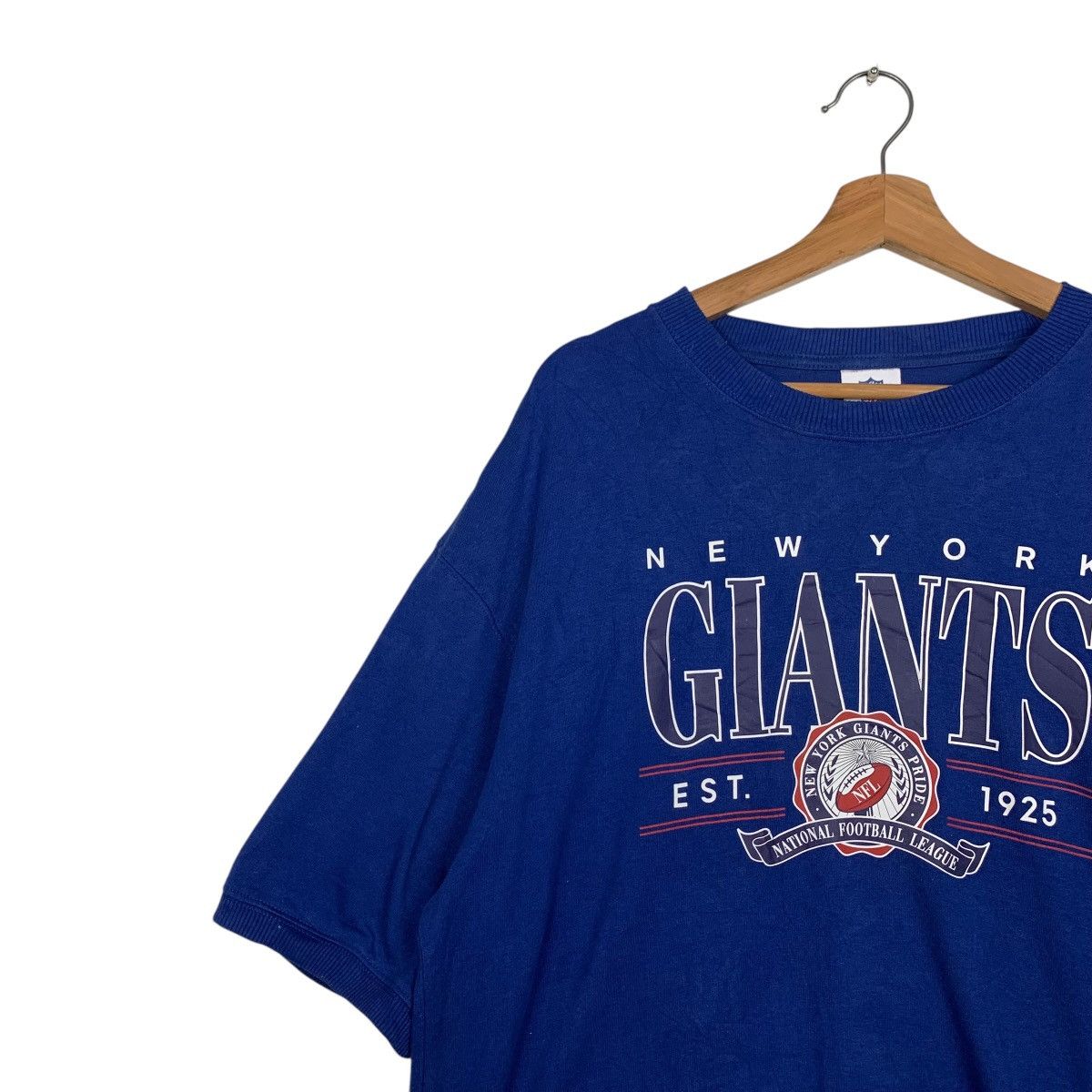 NFL NFL New York Giants Short Sleeve Blue Sweatshirts #1707-C76 Size US S / EU 44-46 / 1 - 6 Thumbnail