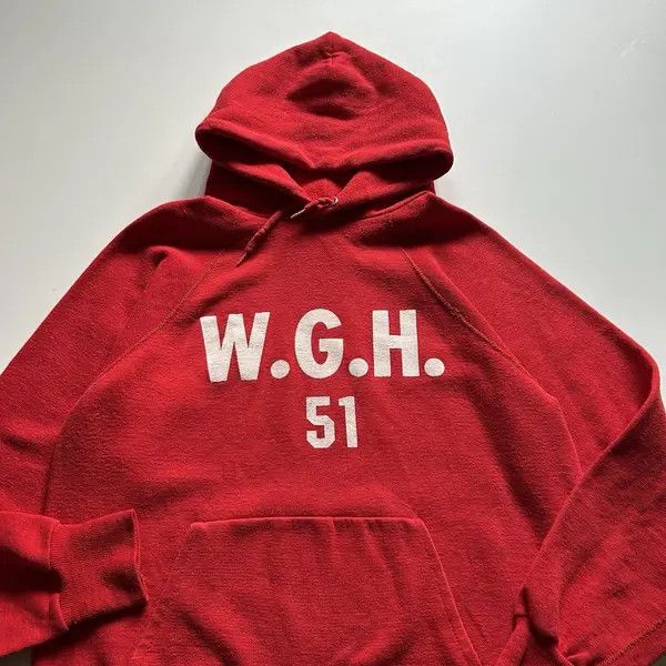 Vintage Vintage 70s Basic Hoodie Medium Made In USA H Wolf & Sons Size US M / EU 48-50 / 2 - 2 Thumbnail