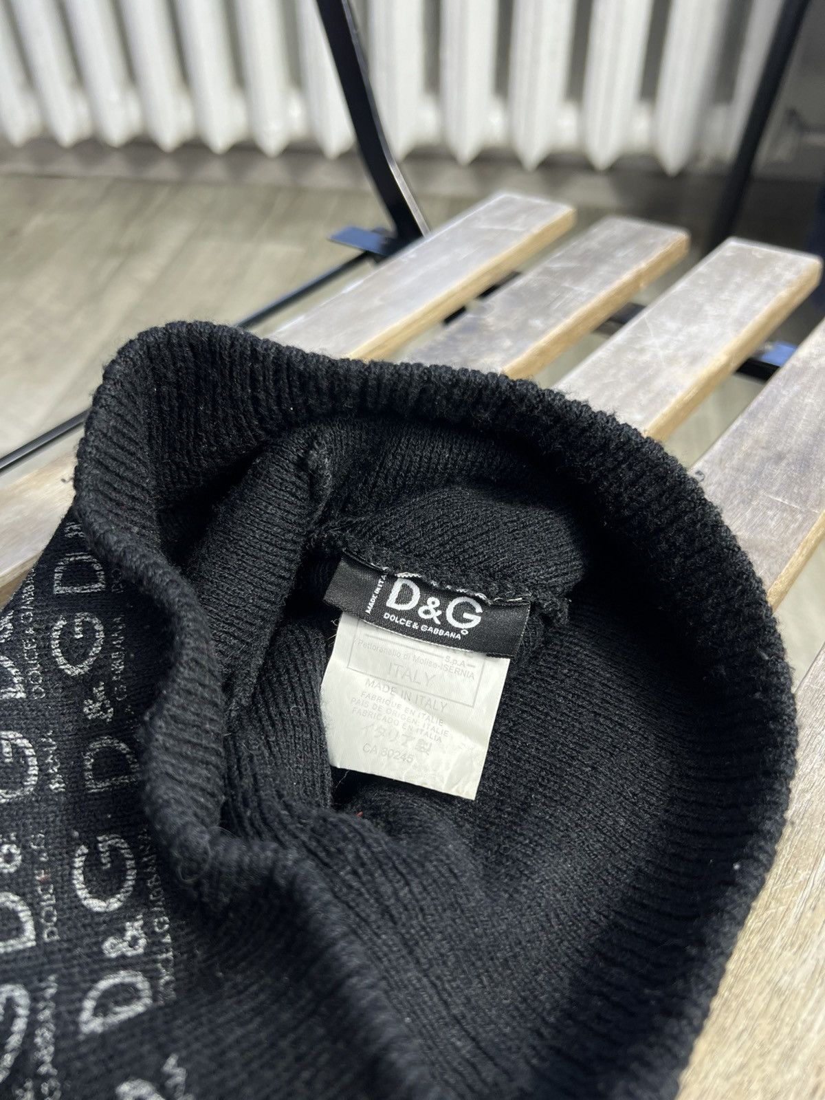 Dolce & Gabbana Crazy Archived Monogram Y2k Dolce Gabbana Beanie Hat Hysteri Size ONE SIZE - 4 Thumbnail