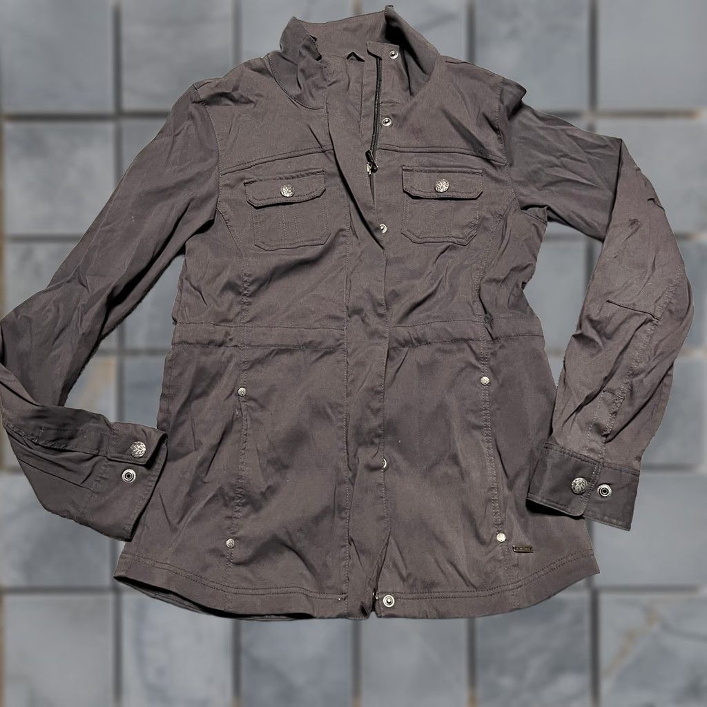 Prana PRANA Jacket Womens Small Halle All Purpose Utility Stretch Full Zip Gray Streetwear? Size S / US 4 / IT 40 - 1 Thumbnail