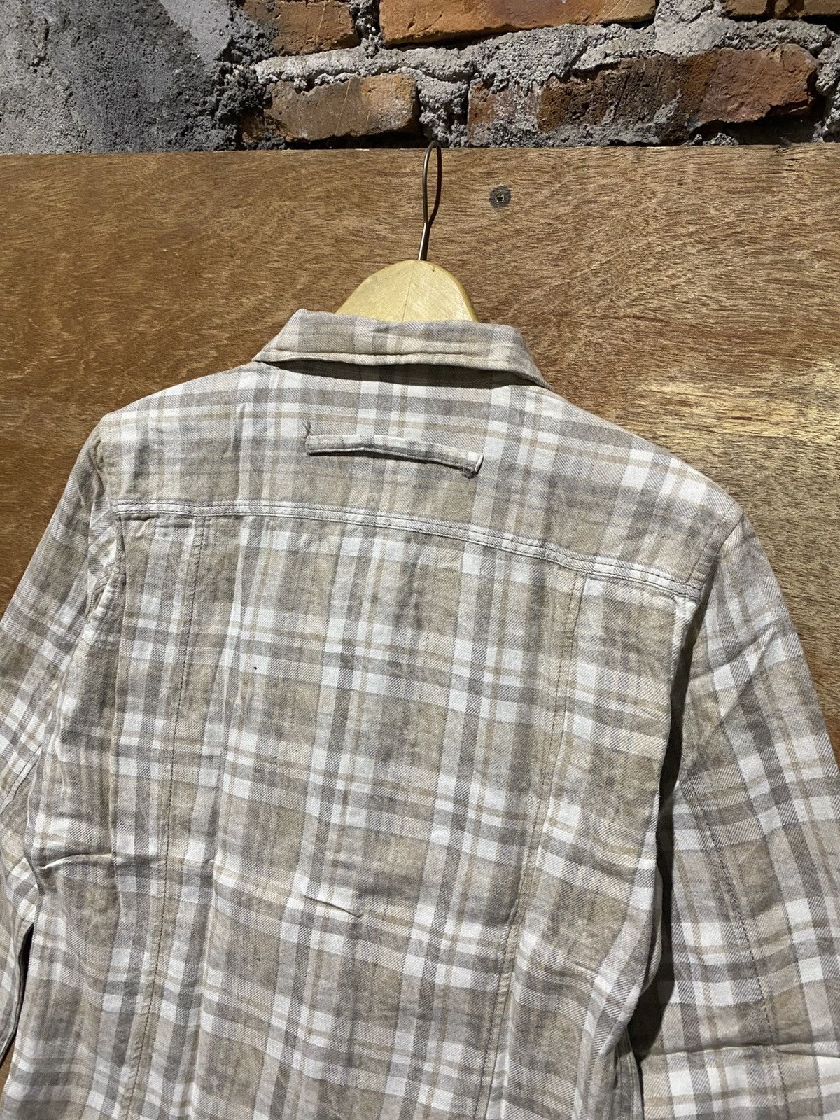 Tornado Mart Tornado mart allover flower in plaid flannelshirt Size US M / EU 48-50 / 2 - 4 Thumbnail