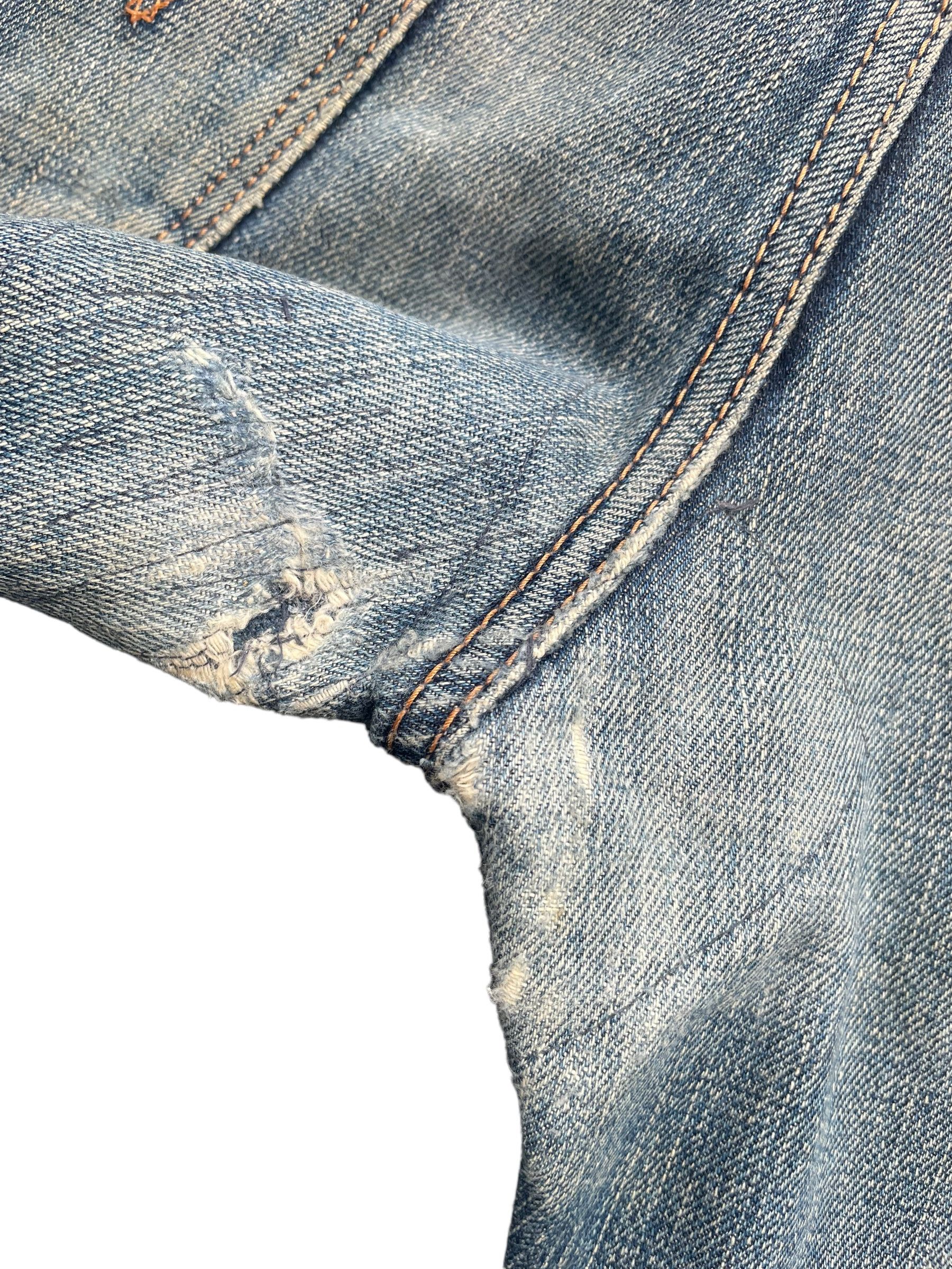 Edwin Vintage Edwin 505zxx Selvedge Distresed Denim Size US 32 / EU 48 - 5 Thumbnail