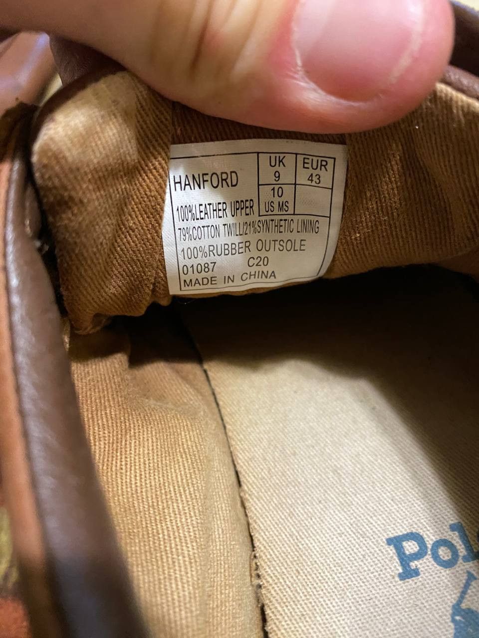 Polo Ralph Lauren Ralph Lauren Polo Tan Up Western Leather Sneakers Shoes Size US 10 / EU 43 - 10 Thumbnail