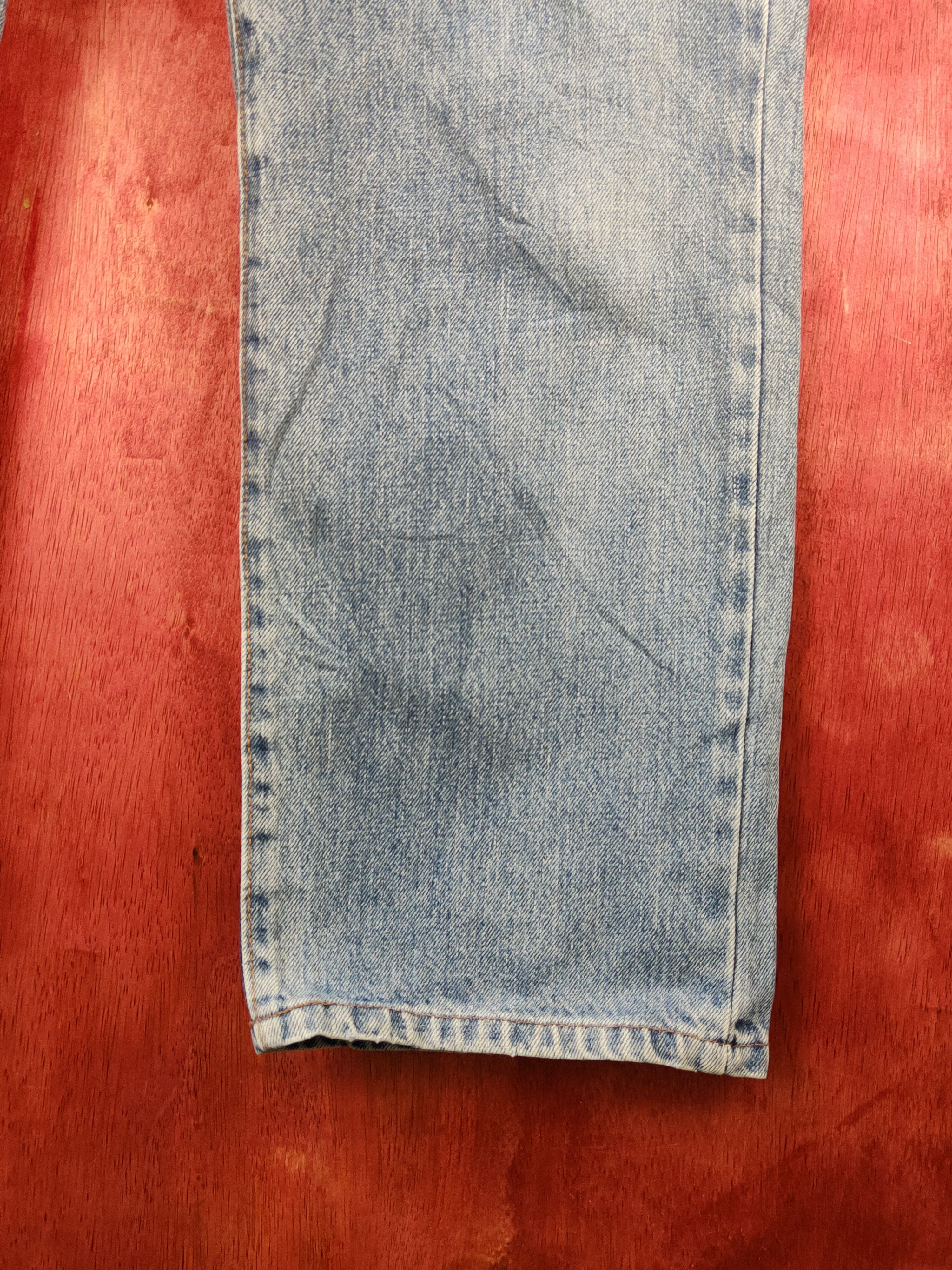 Faded Glory Wrangler Blue Faded jeans vintage Denim #S1480 Size US 41 - 6 Thumbnail