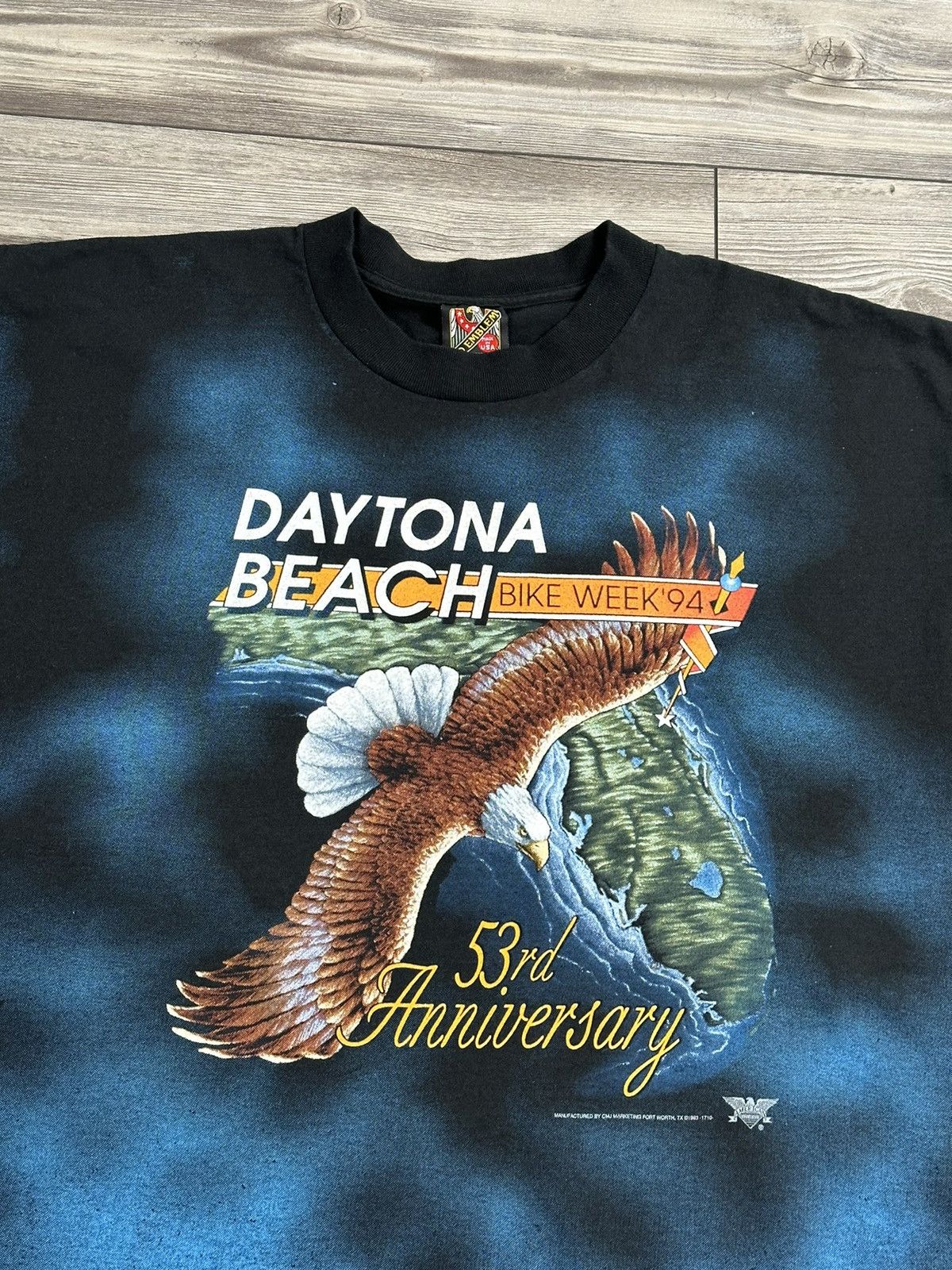Vintage Vintage 3D Emblem Daytona Bike Week 94 T Shirt Size US XXL / EU 58 / 5 - 3 Thumbnail