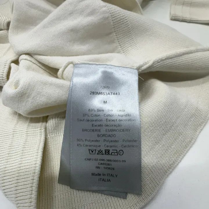 Dior Dior Dior FW22 Logo Rose Knit Sweater for Men 0079-2507 Size US M / EU 48-50 / 2 - 4 Thumbnail