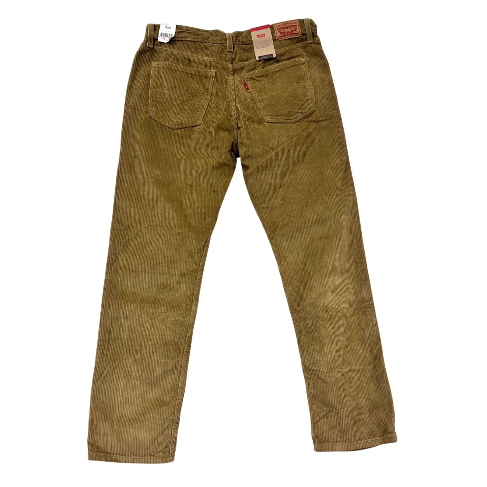 Levi's Levi's Corduroy Pants 33X30 Regular 5-Pocket Tan Brown Corduroy Levi's 500 Series Mens Pants Size US 33 - 2 Thumbnail