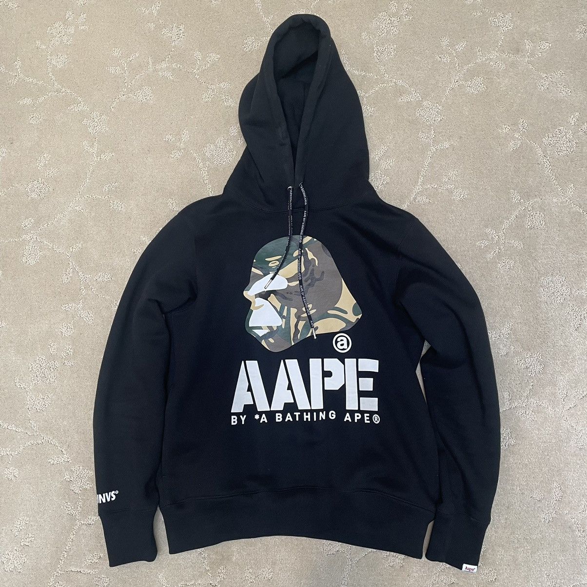 image of Aape Hoodie in Black, Men's (Size Small)