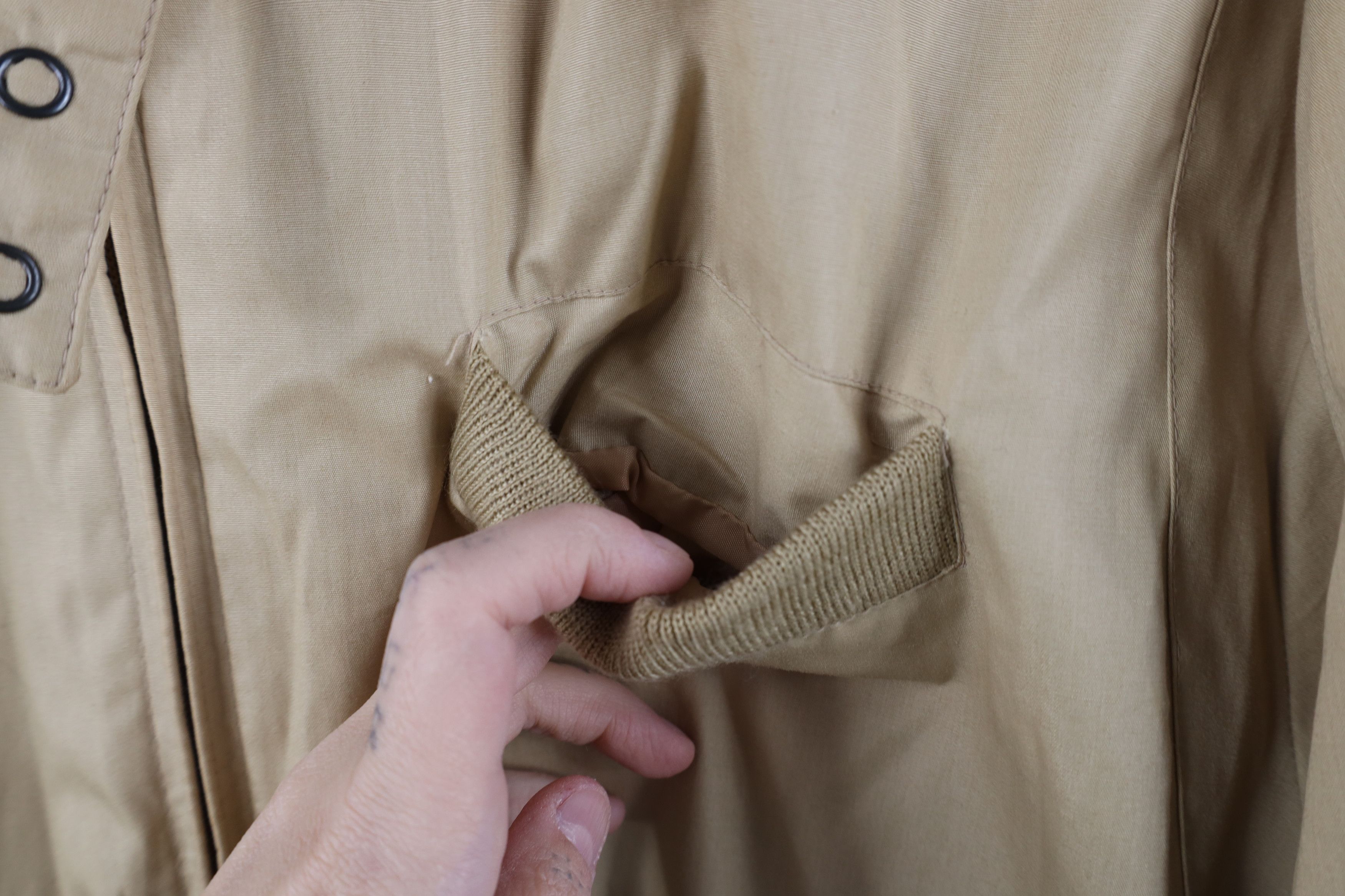 Vintage Vintage 70s 80s Streetwear Cafe Racer Bomber Jacket Beige Size US L / EU 52-54 / 3 - 8 Thumbnail