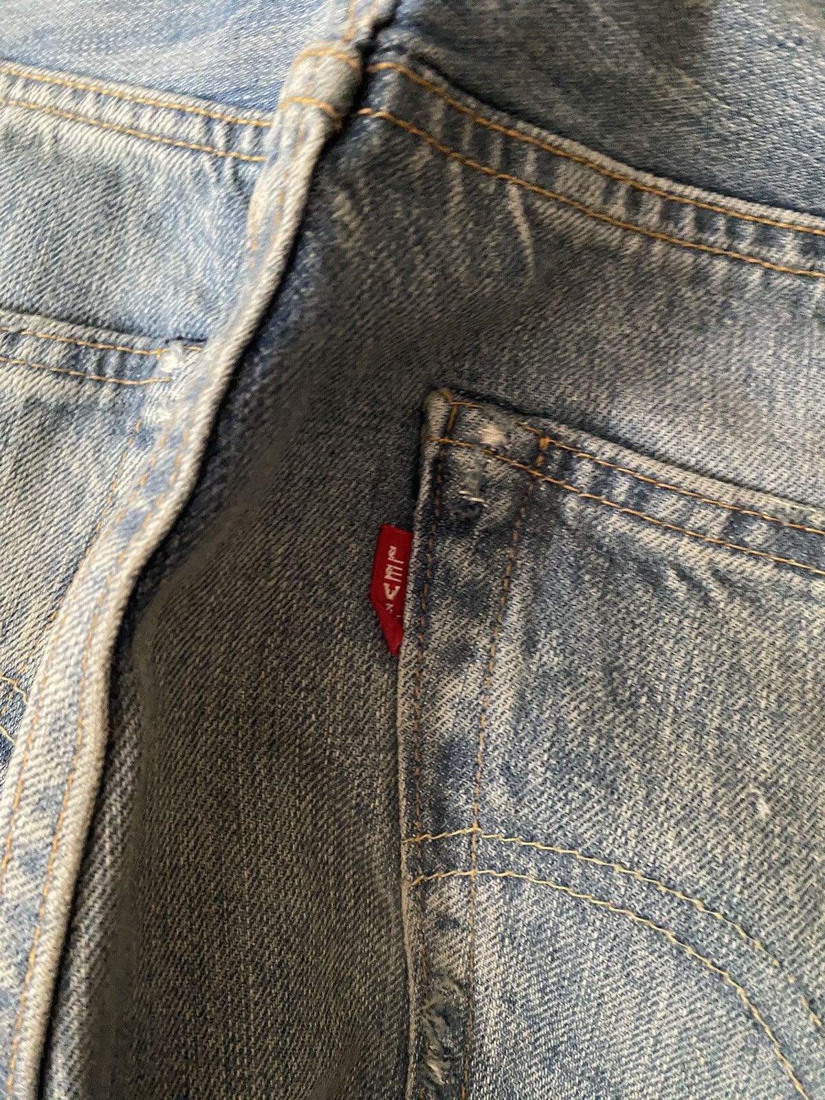Levi's Vintage Clothing Levis Vintage Clothing 1947 501 Jeans Kapital RRL Patchwork Size US 34 / EU 50 - 10 Thumbnail