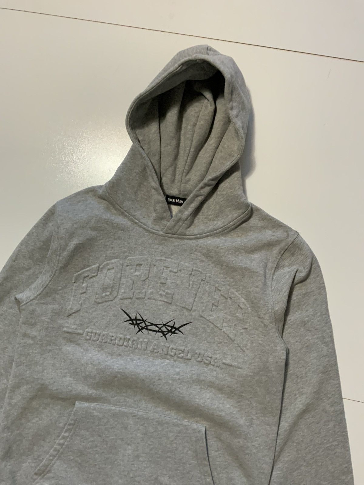 Guardian Angel Guardian Angel Forever Embossed Barbed Wire Pullover Hoodie Size US M / EU 48-50 / 2 - 3 Thumbnail