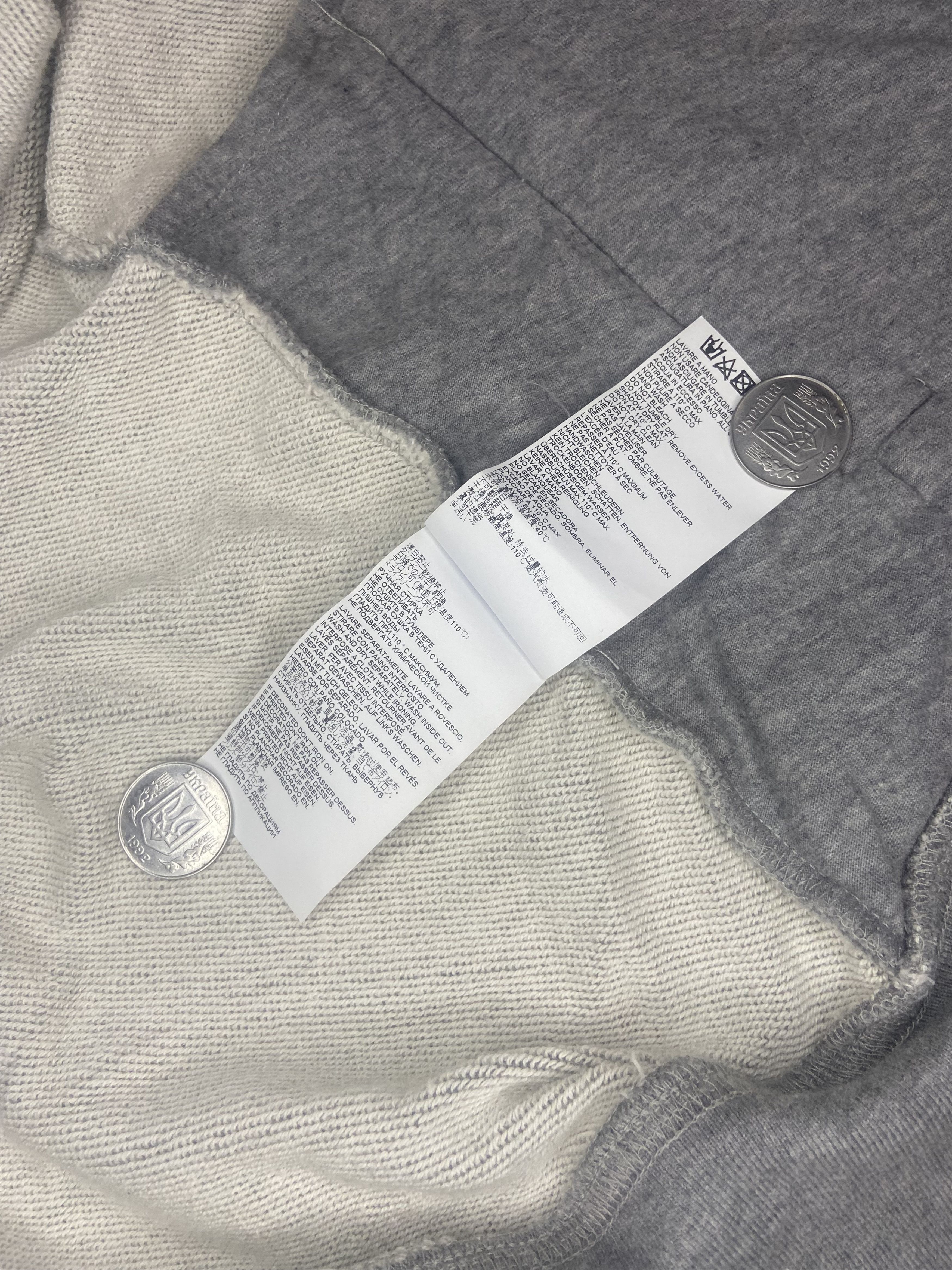 Vivienne Westwood Vivienne Westwood Zip up hoodie gray and white striped Size US XL / EU 56 / 4 - 4 Thumbnail