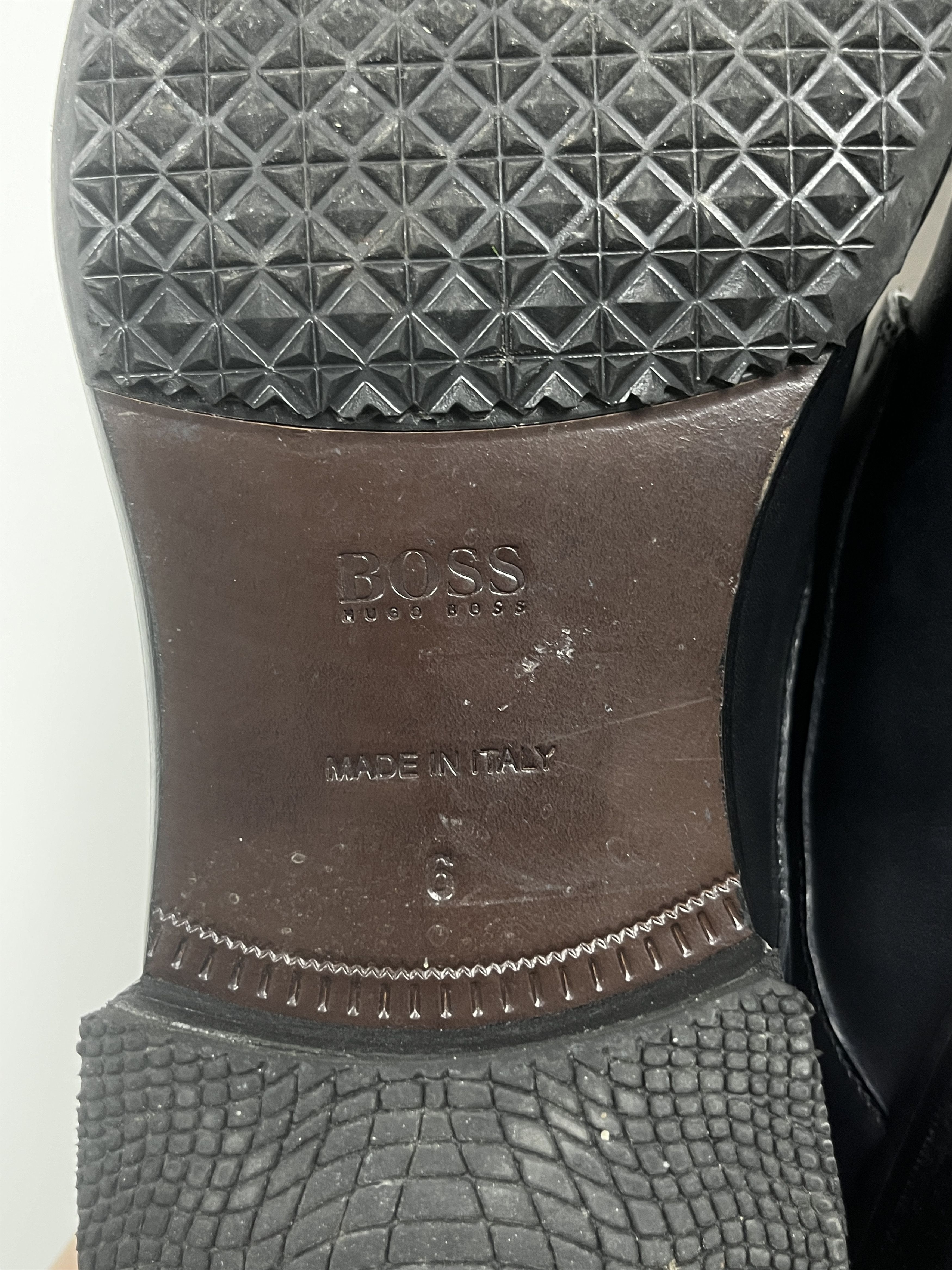 Hugo Boss Hugo Boss Lace-Up Dress Shoes Navy UK6(like eu41) Size US 7 / EU 40 - 7 Thumbnail
