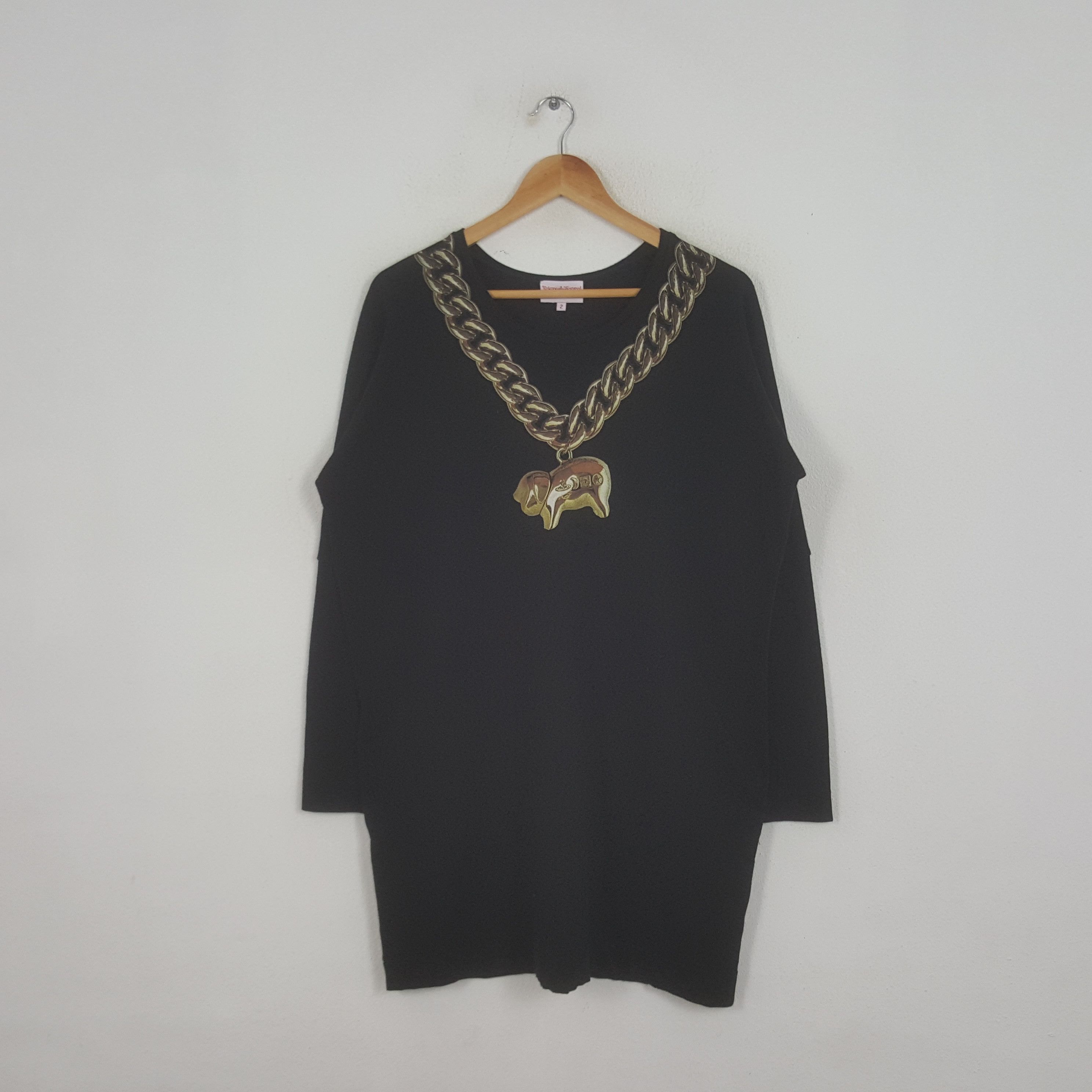 Vintage × Vivienne Westwood Vintage Vivienne Westwood British Designer Punk Style Tshirt Size US XL / EU 56 / 4 - 1 Thumbnail