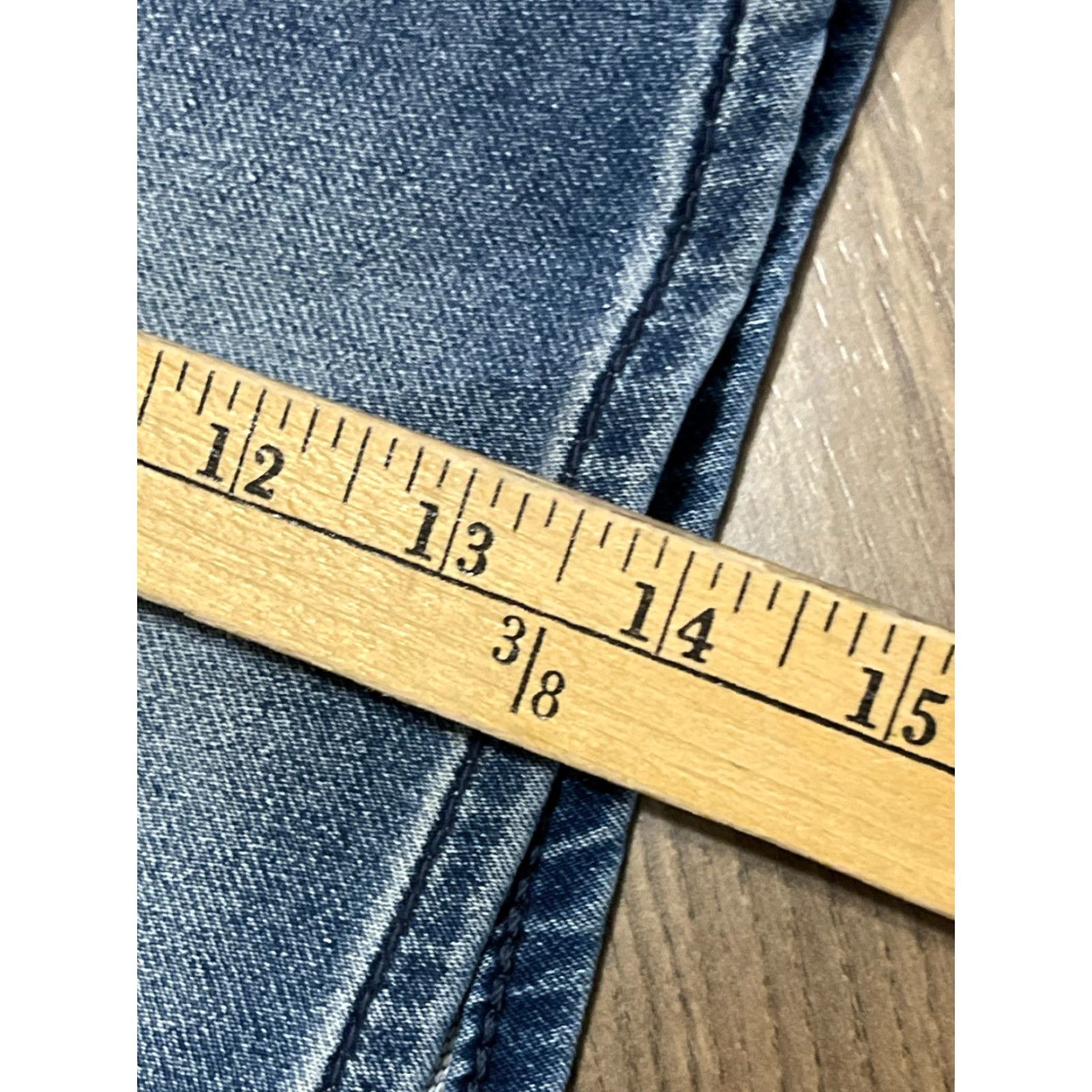 Vintage Seven7 Shorts Women Size 8 Blue Denim Pockets Cut-Off Modern Womens Size 30" / US 8 / IT 44 - 6 Thumbnail