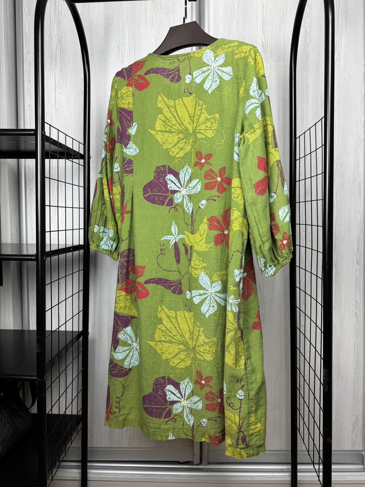 Gudrun Sjoden Gudrun Sjödén Flower cotton linen ling sleeve sleeve dress M Size M / US 6-8 / IT 42-44 - 8 Thumbnail