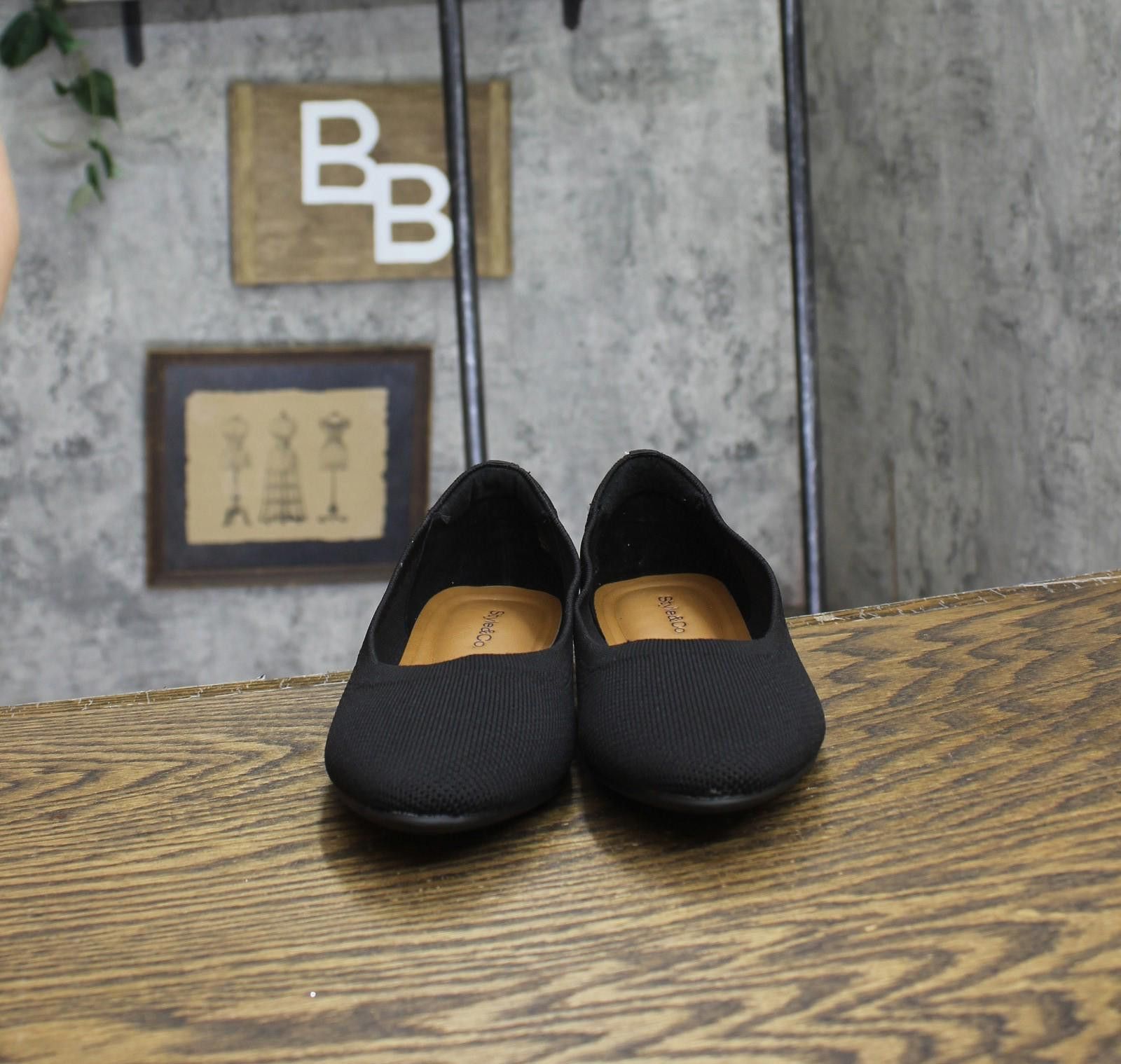 Style & Co Style & Co. On Tallyy Flats 10020329000 Black Beauty 8.5m Size US 8.5 / IT 38.5 - 3 Thumbnail
