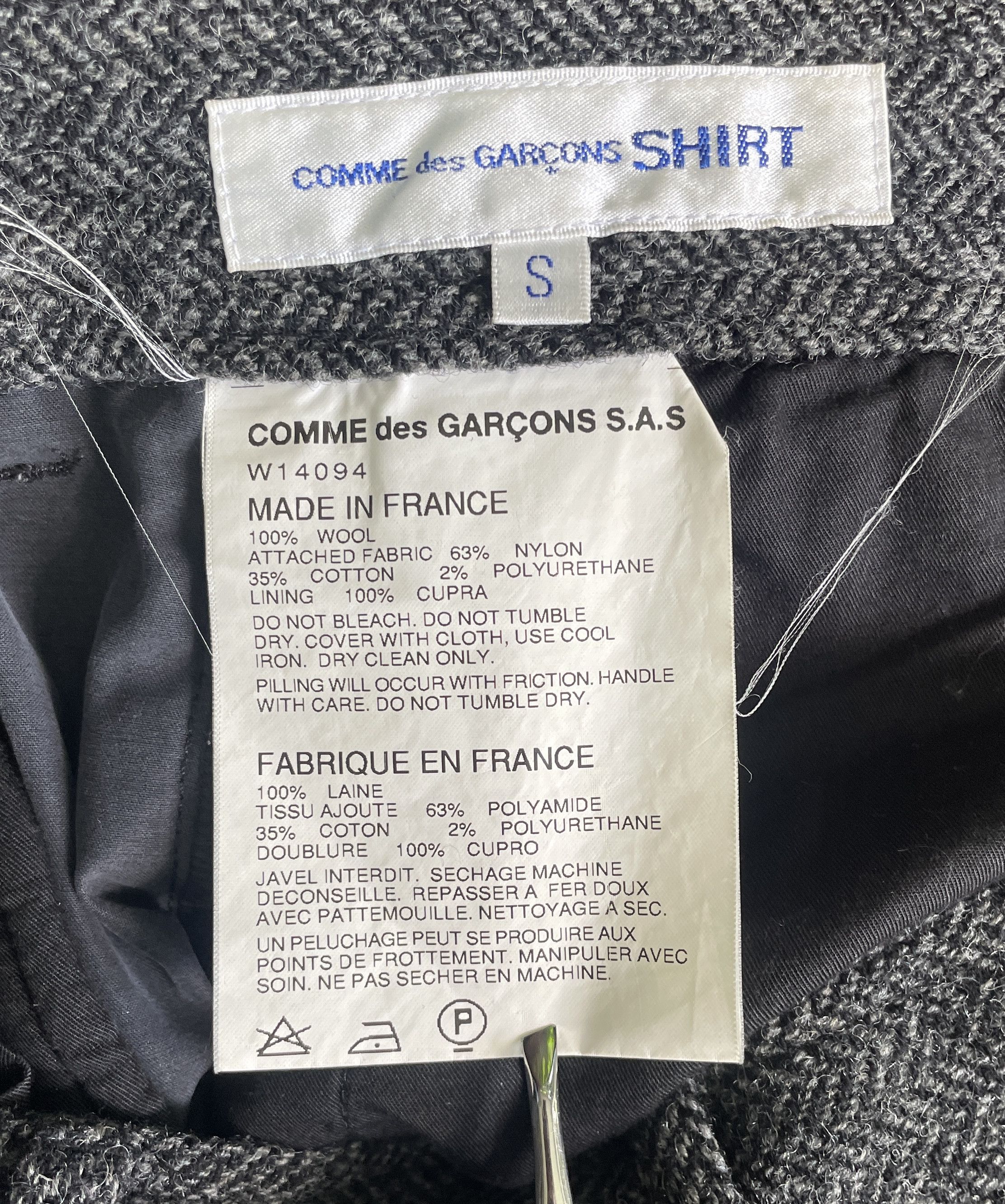 Comme des Garcons SHIRT COMME des GARCONS Shirt Two Fabric Pants Size US 32 / EU 48 - 4 Thumbnail