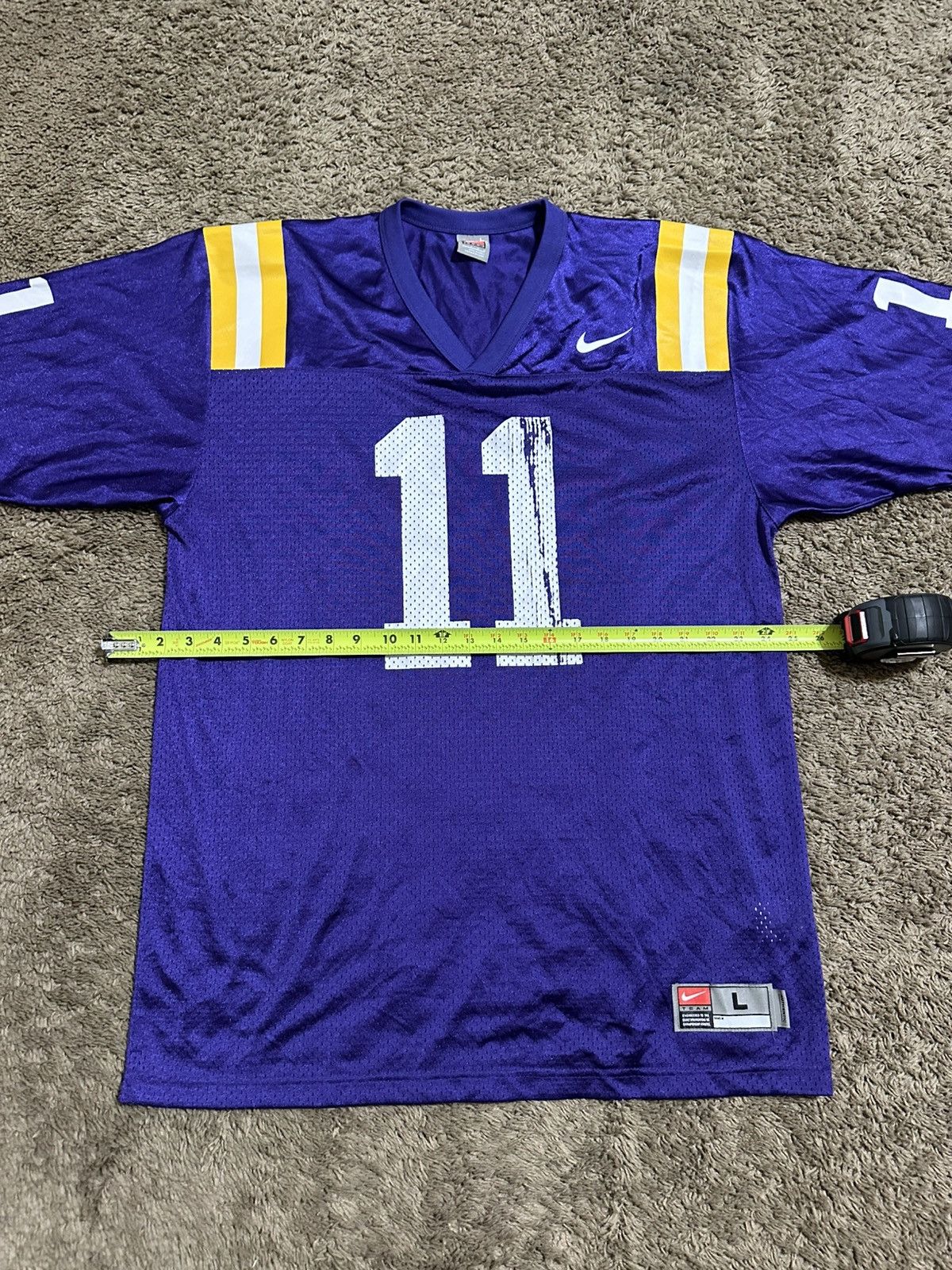 NCAA × Nike × Vintage Vintage Nike NCAA LSU Tigers jersey size large Size US L / EU 52-54 / 3 - 4 Thumbnail