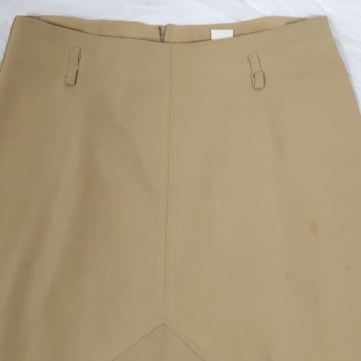 Vintage VINTAGE Spring Street Tan A-Line Maxi Skirt 90s Bohemian Womens Regular Size 7 Long High Rise Flat Measurements 34.5 In. Size 28" / US 6 / IT 42 - 3 Thumbnail