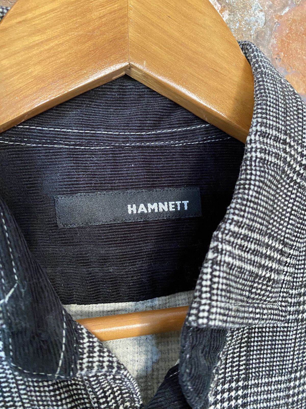 Japanese Brand × Katharine Hamnett London × PPFM 2000s Hamnett velour button shirt Size US S / EU 44-46 / 1 - 6 Thumbnail
