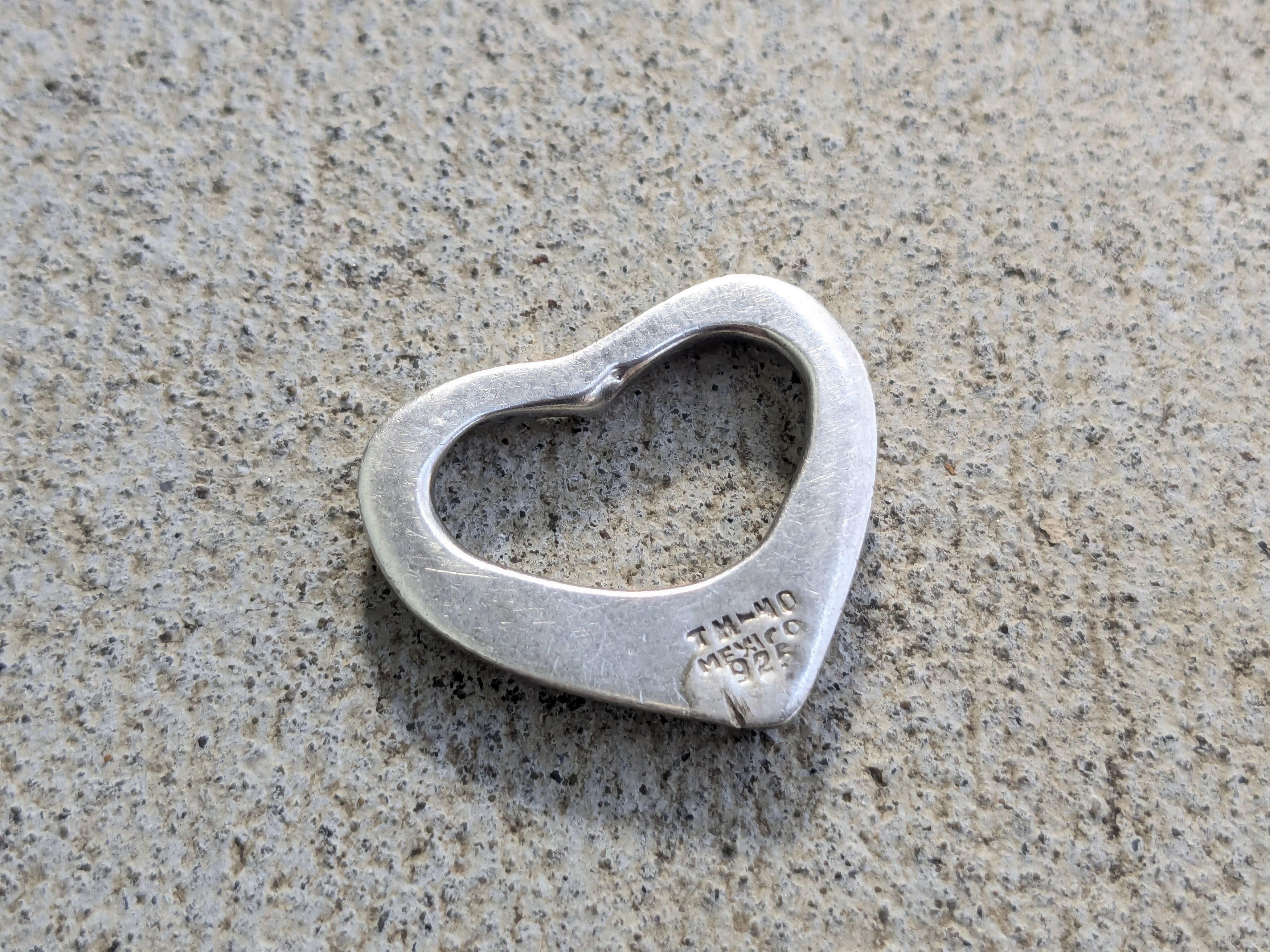 Jewelry × Vintage Vintage Sterling Silver Heart Pendant Taxco Mexico Size ONE SIZE - 7 Thumbnail