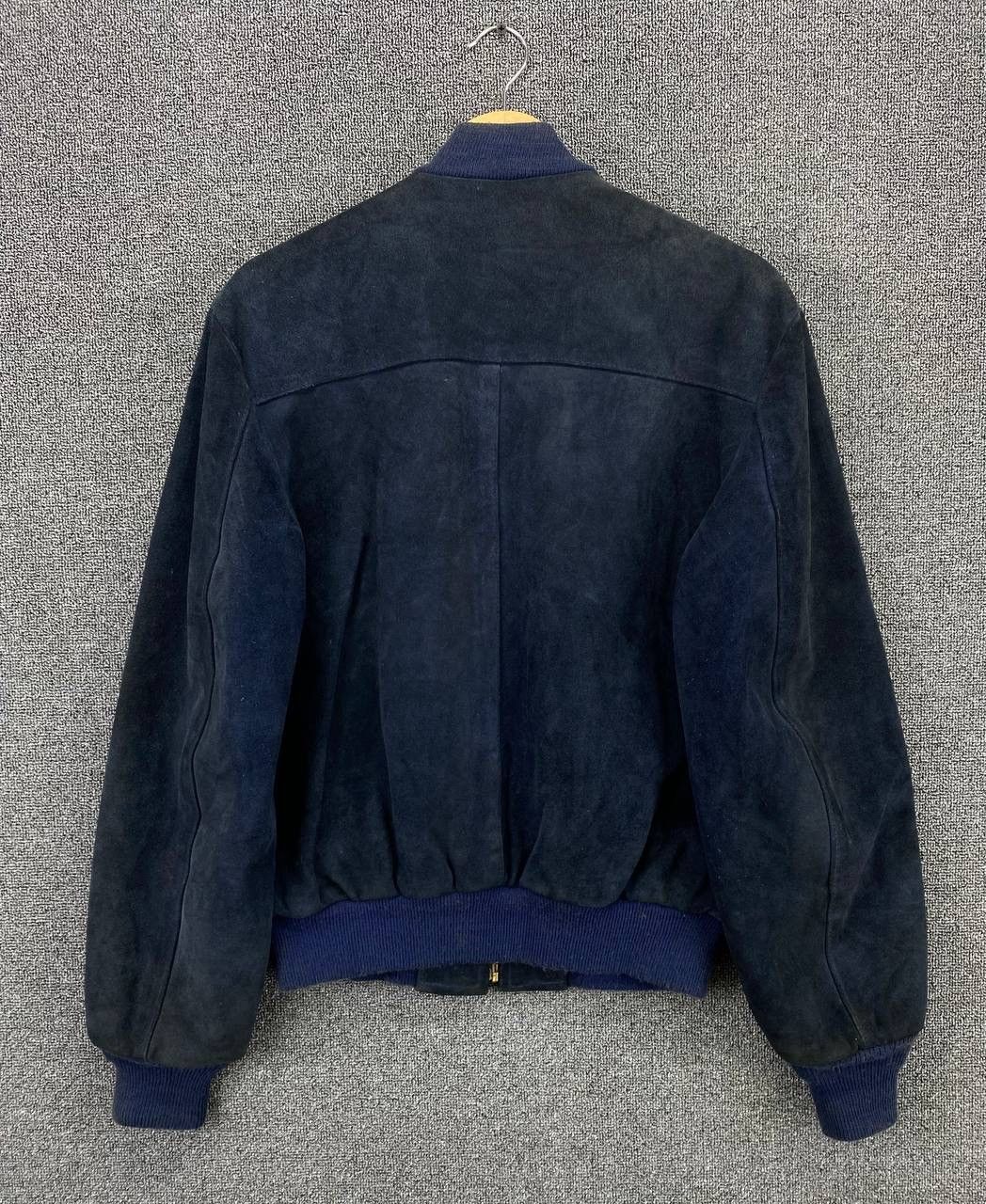 Leather × Schott × Vintage Vintage 80s SCHOTT NYC Suede Leather Bomber Jacket Size US M / EU 48-50 / 2 - 13 Thumbnail