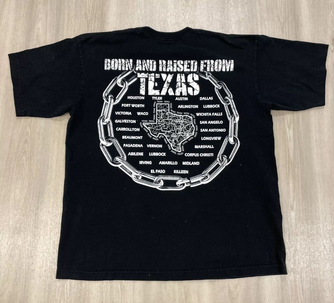 Rap Tees × Vintage Vintage Y2K Screw You TX Made Born And Raised Mens 2XL Size US XXL / EU 58 / 5 - 4 Thumbnail