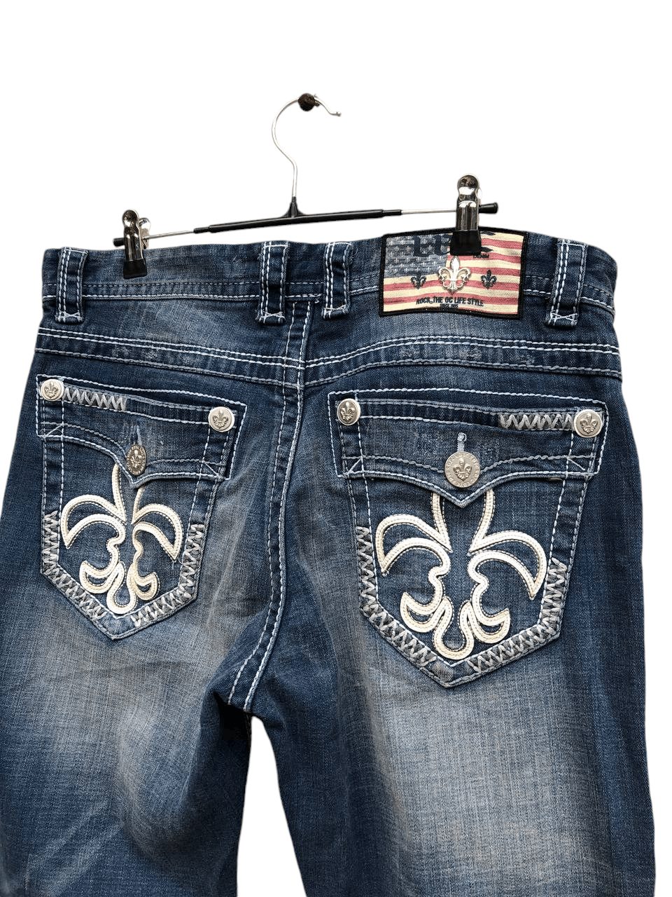 Japanese Brand LBJC Ripped Denim Jeans Size US 36 / EU 52 - 11 Thumbnail